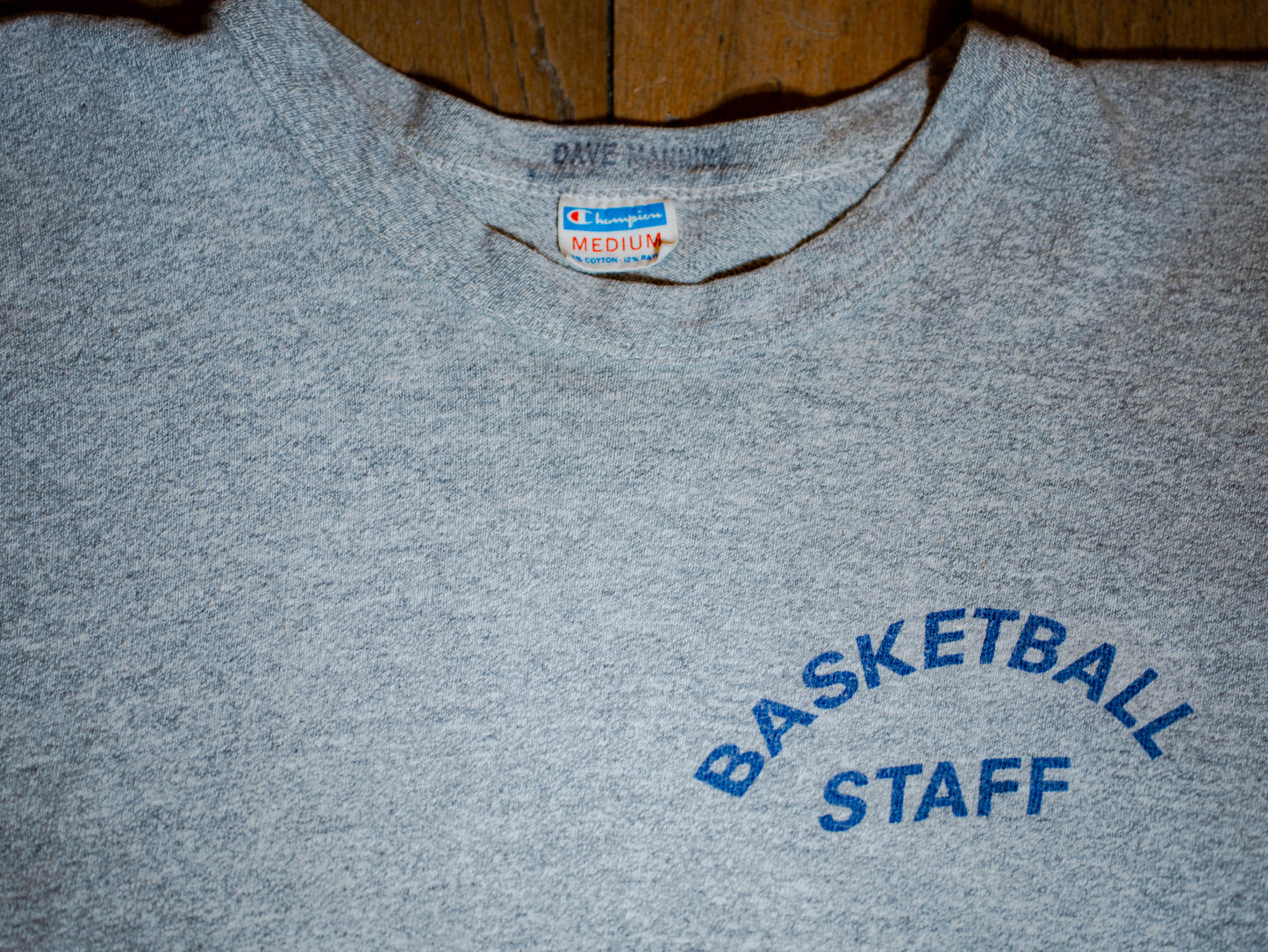 Vintage 1970’s Champion Basketball Staff T-Shirt Size M
