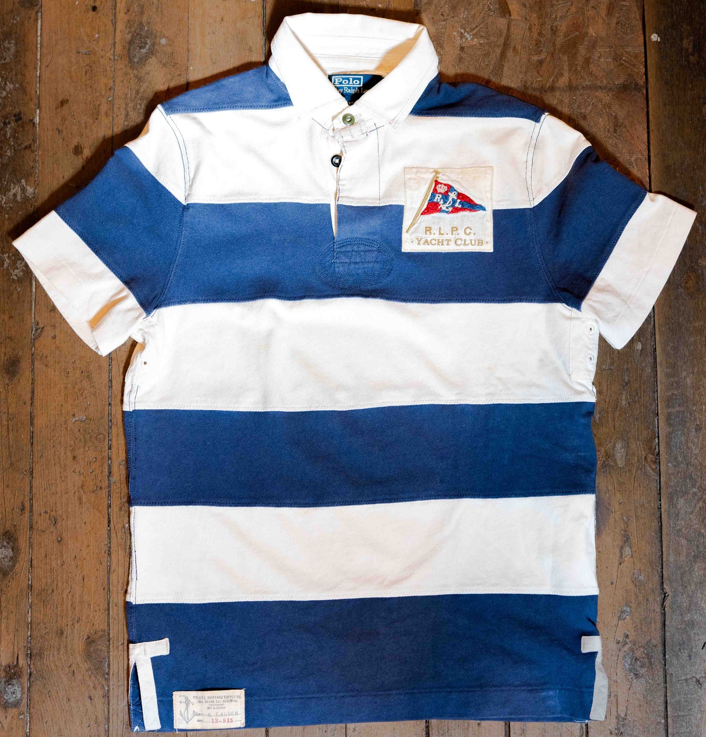 Vintage Polo Ralph Lauren Yacht Club Rugby Top Size S