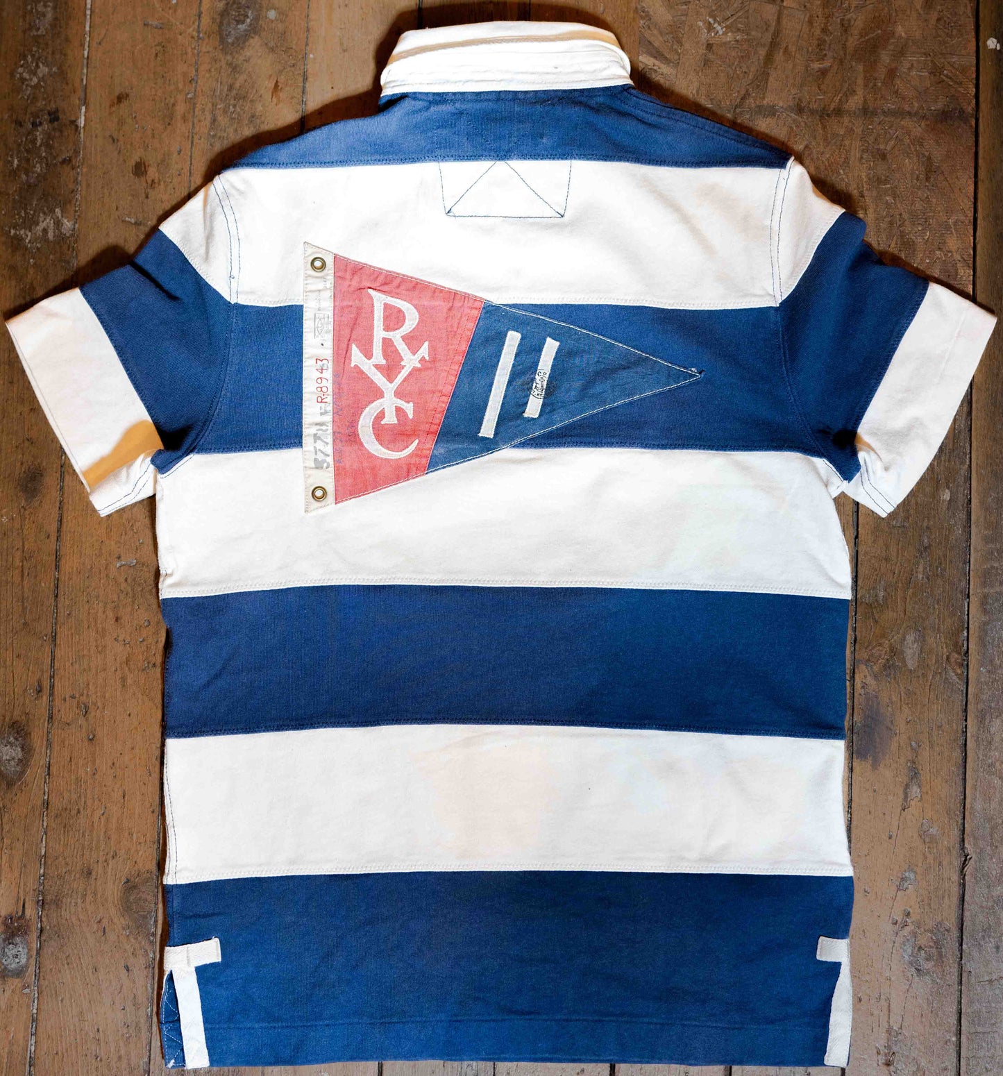 Vintage Polo Ralph Lauren Yacht Club Rugby Top Size S