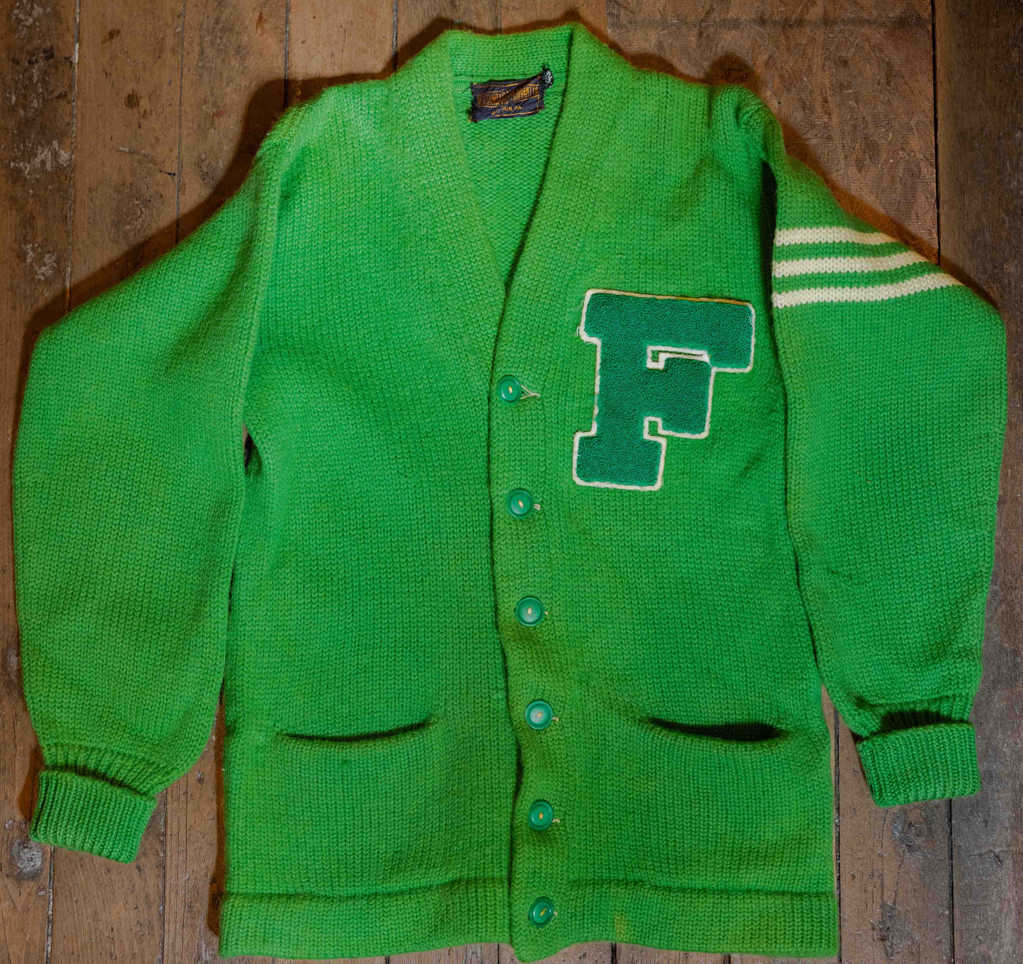 Vintage 1950’s Letterman Cardigan Size 40
