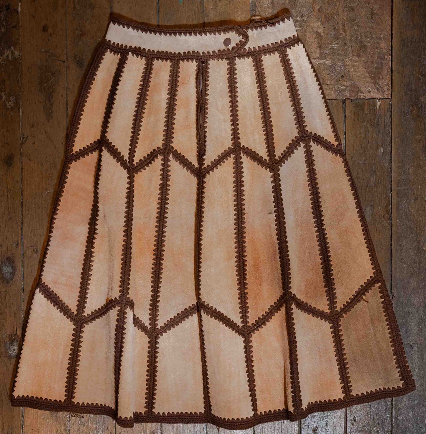 Vintage 1970’s Suede Maxi Skirt
