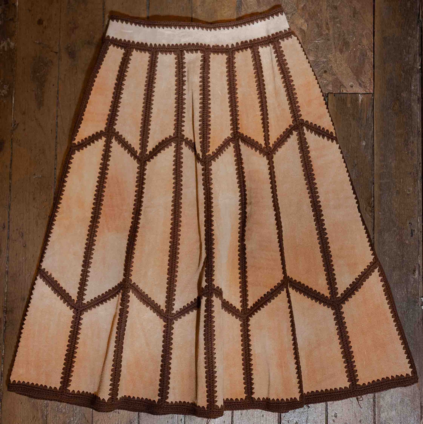 Vintage 1970’s Suede Maxi Skirt
