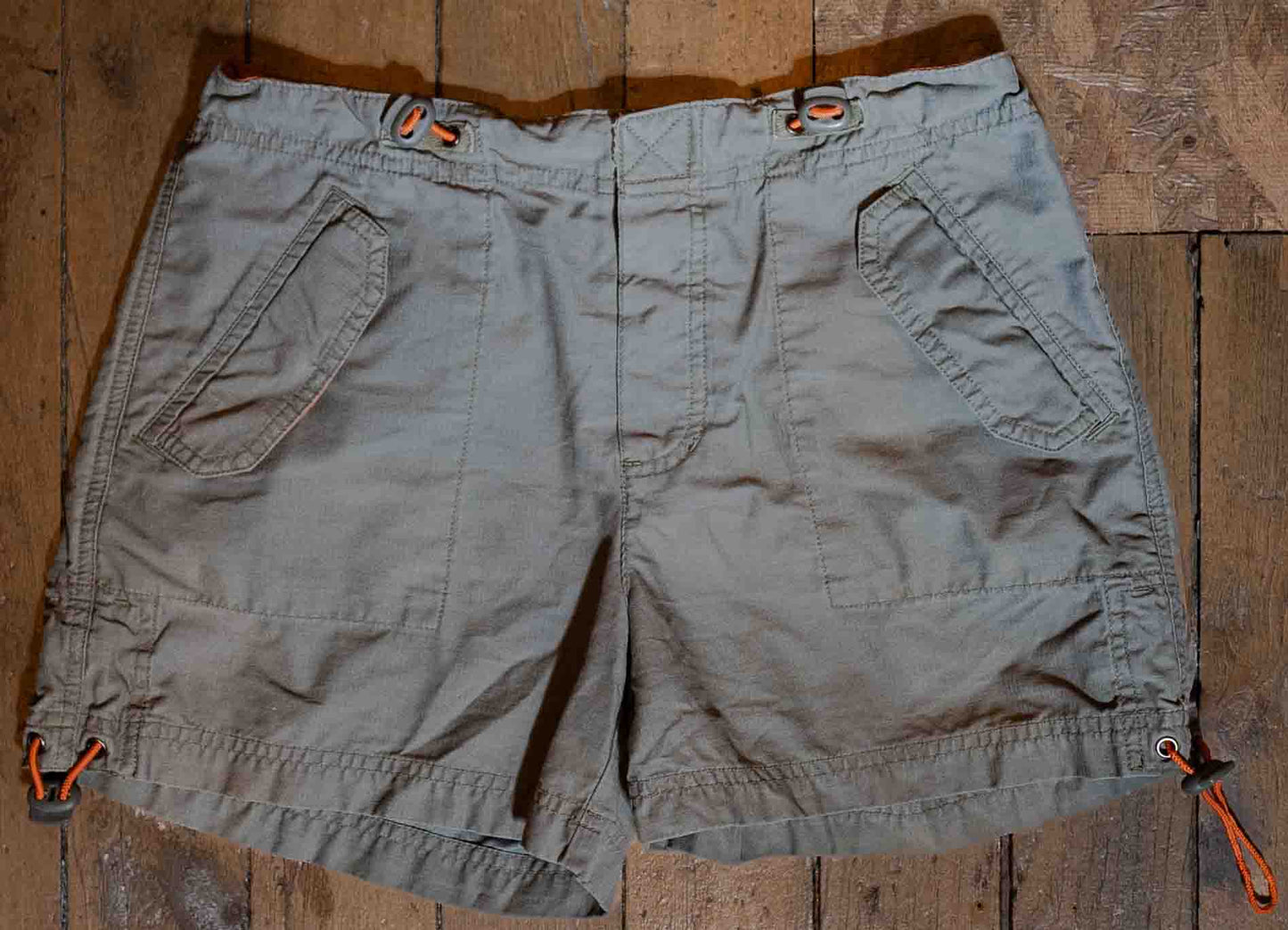 Vintage Y2K Cinch Cord Nylon Shorts Size 4