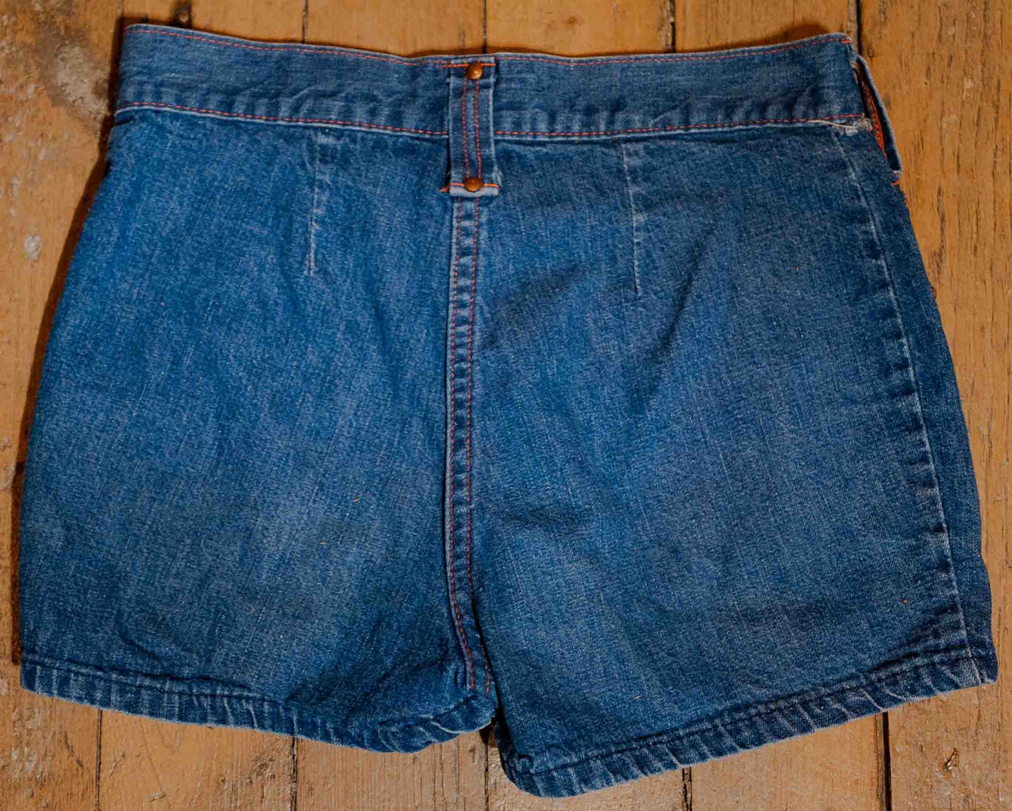 Vintage 1970's Studded Denim Shorts