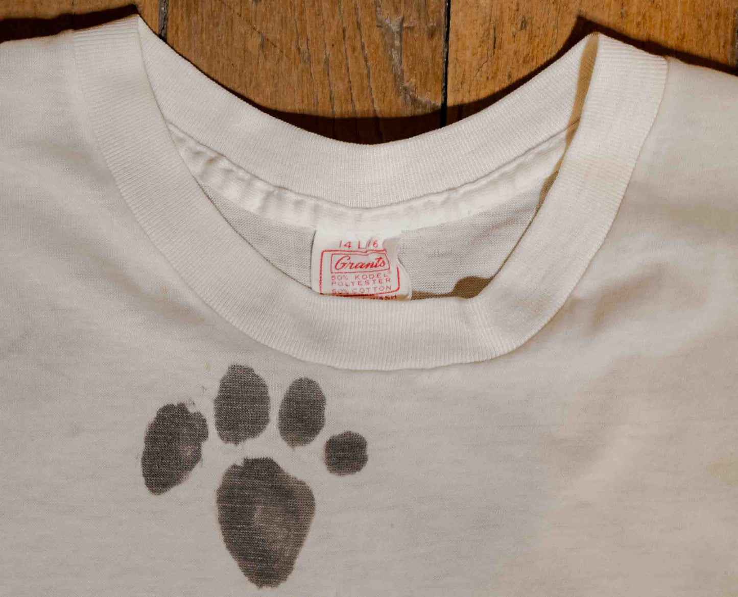 Vintage 1960’s Homemade Print T-Shirt