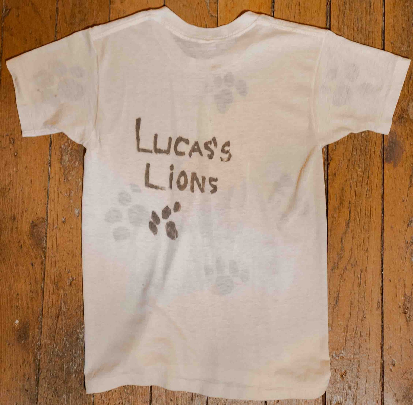 Vintage 1960’s Homemade Print T-Shirt