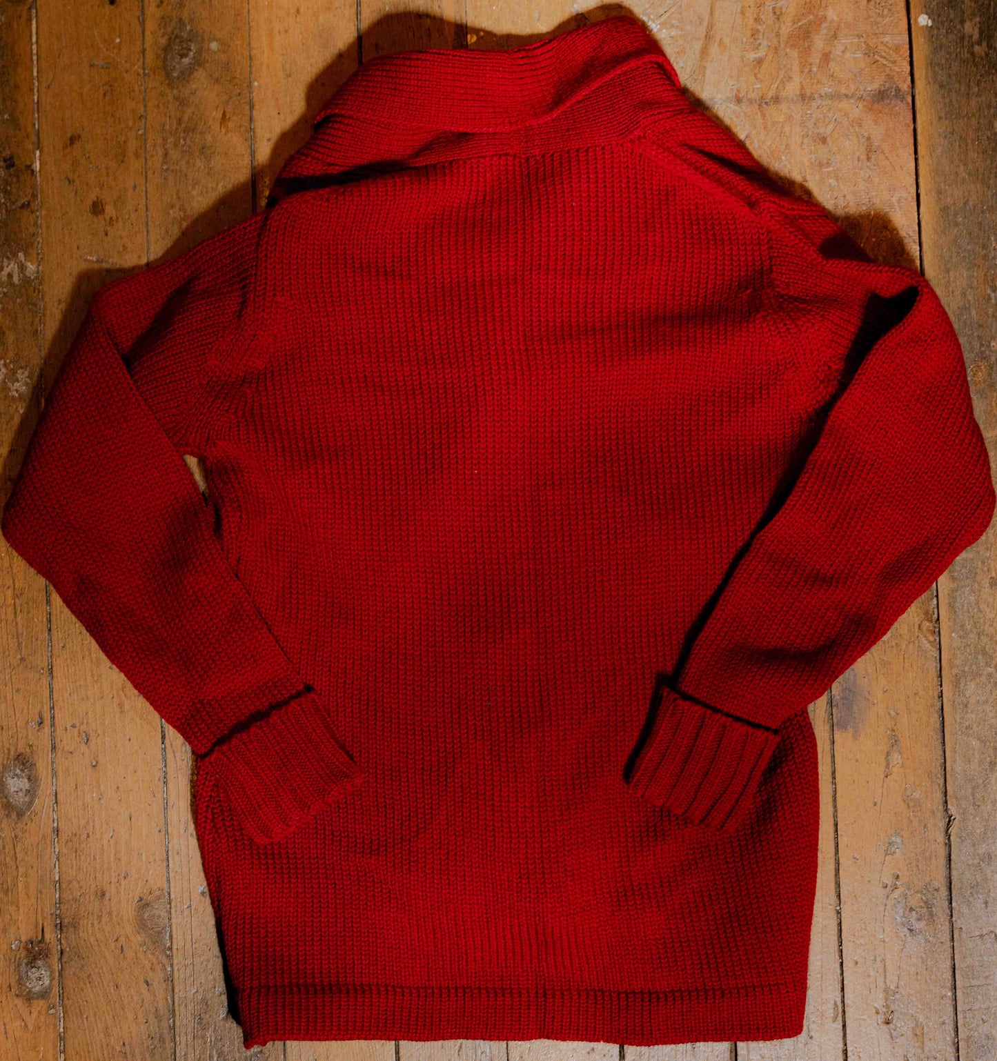 Vintage 1970’s Wool Shawl Collar Cardigan Size M