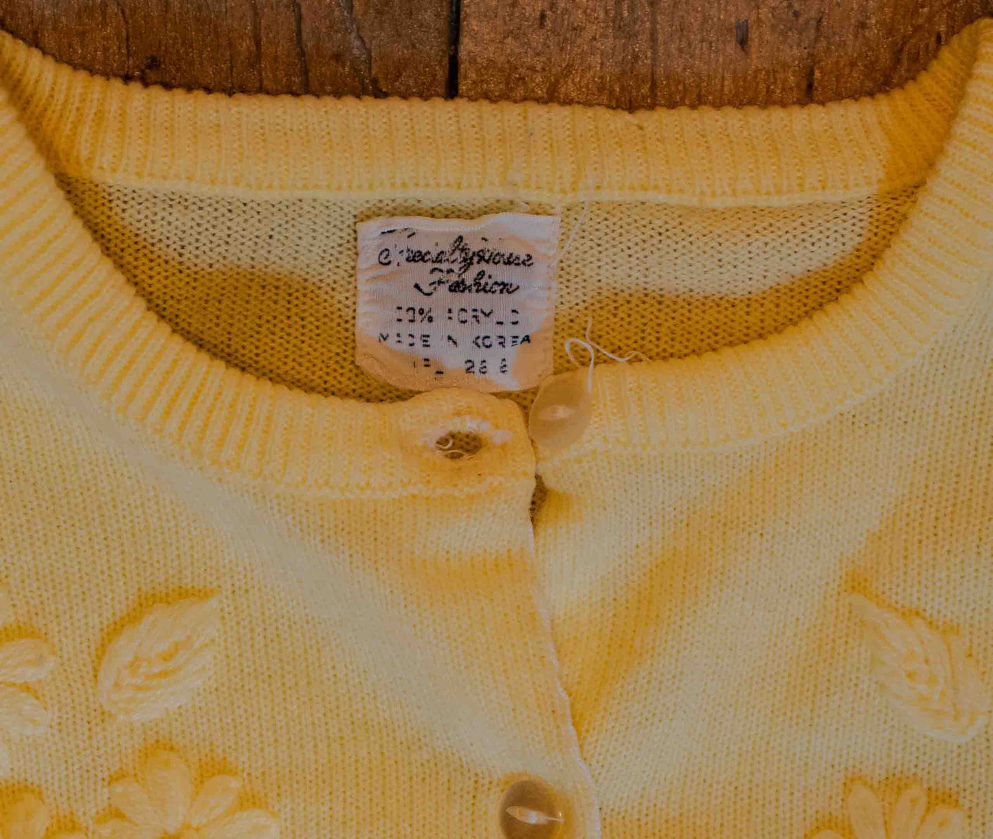 Vintage 1970’s Floral Cardigan Sweater