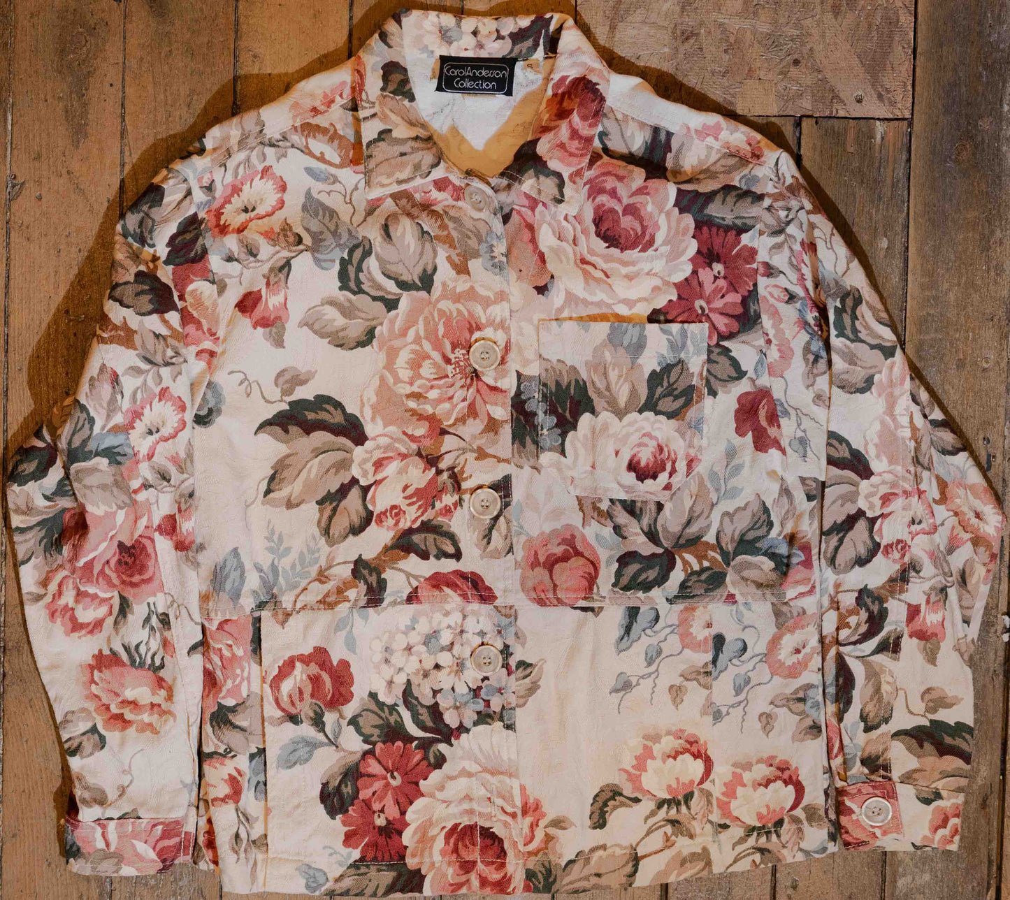 Vintage 1980’s-90’s Floral Print Jacket Size S