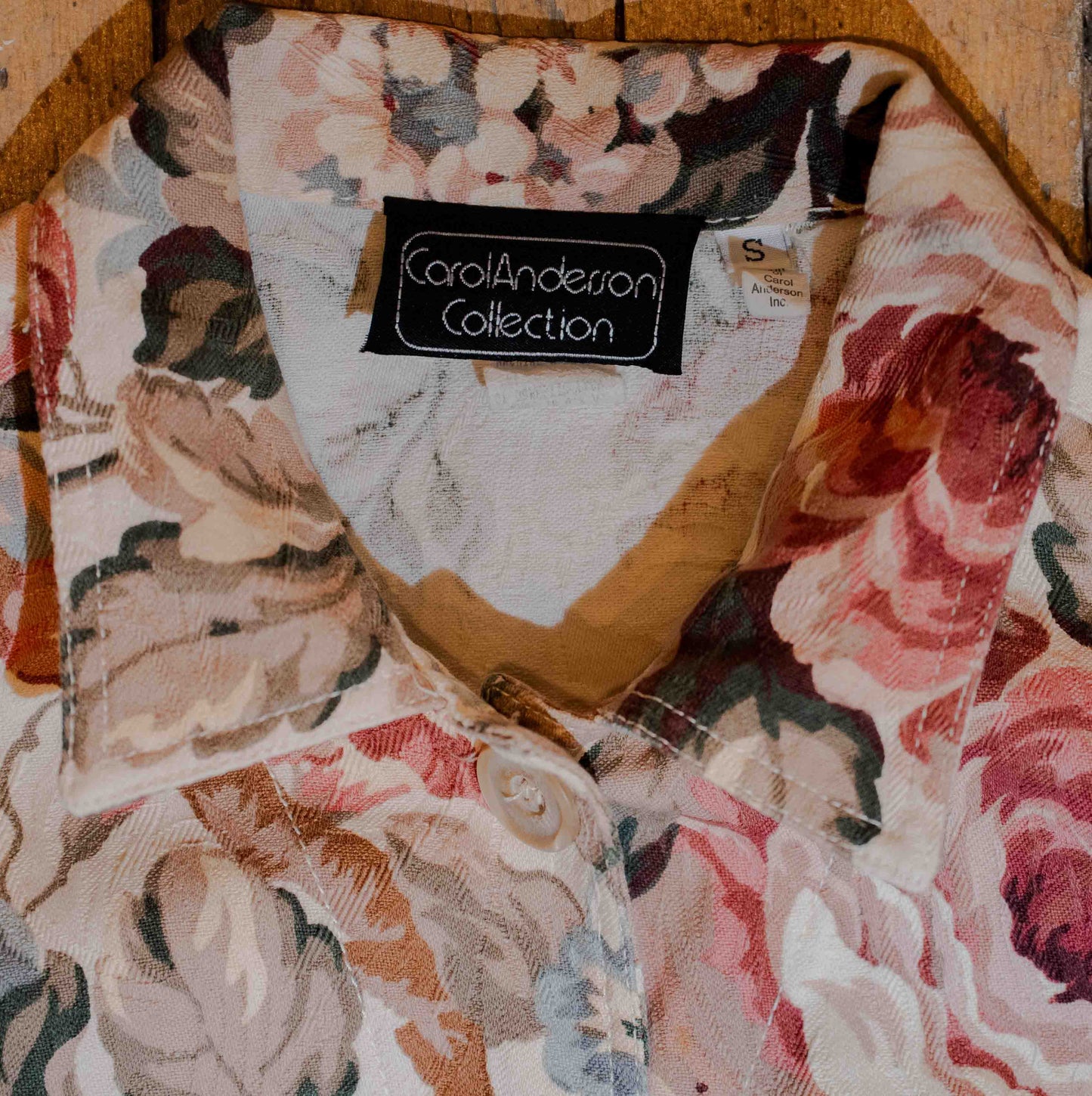 Vintage 1980’s-90’s Floral Print Jacket Size S