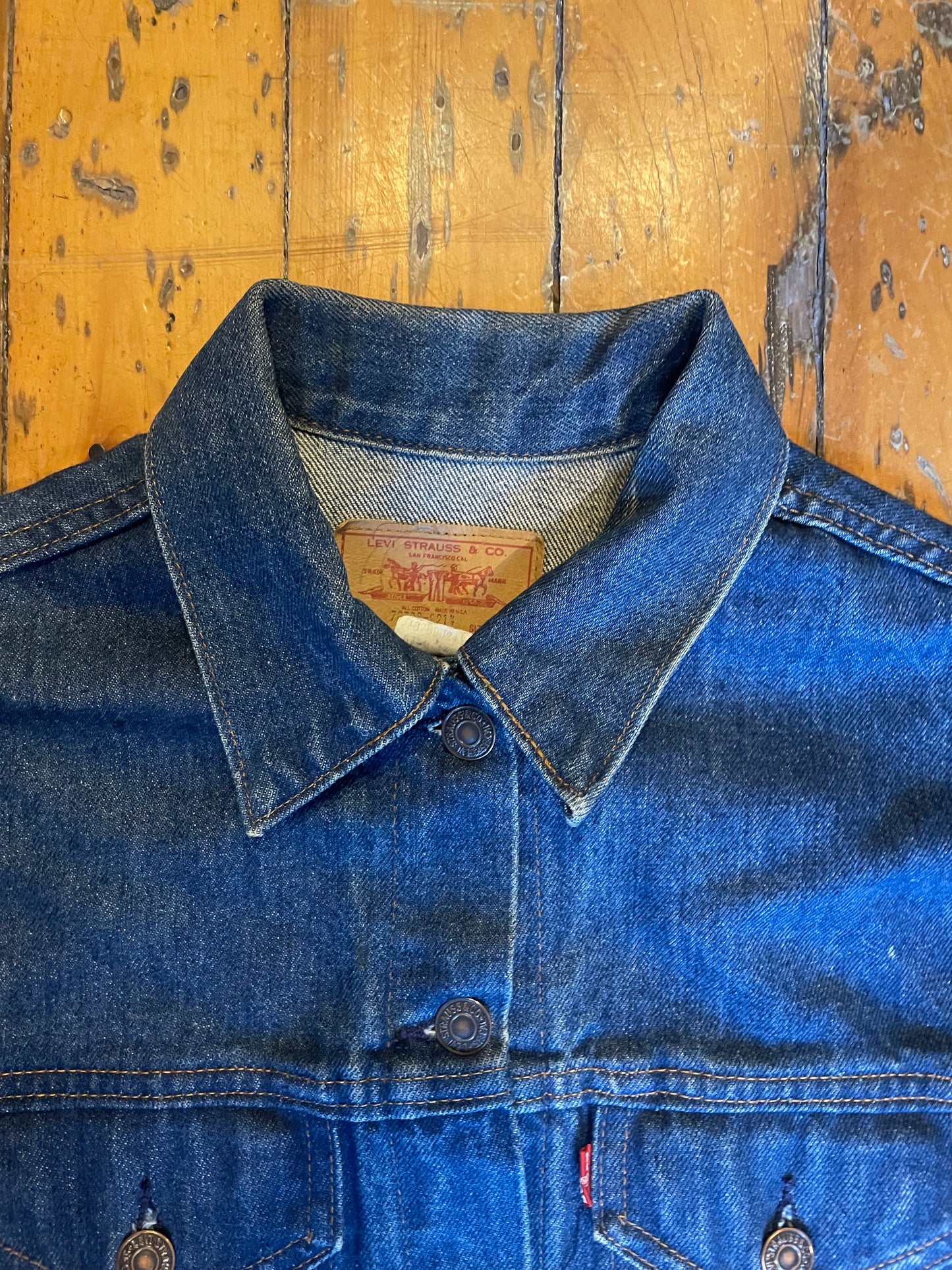Vintage 1970’s Levi’s Transitional 70505 Trucker Jacket
