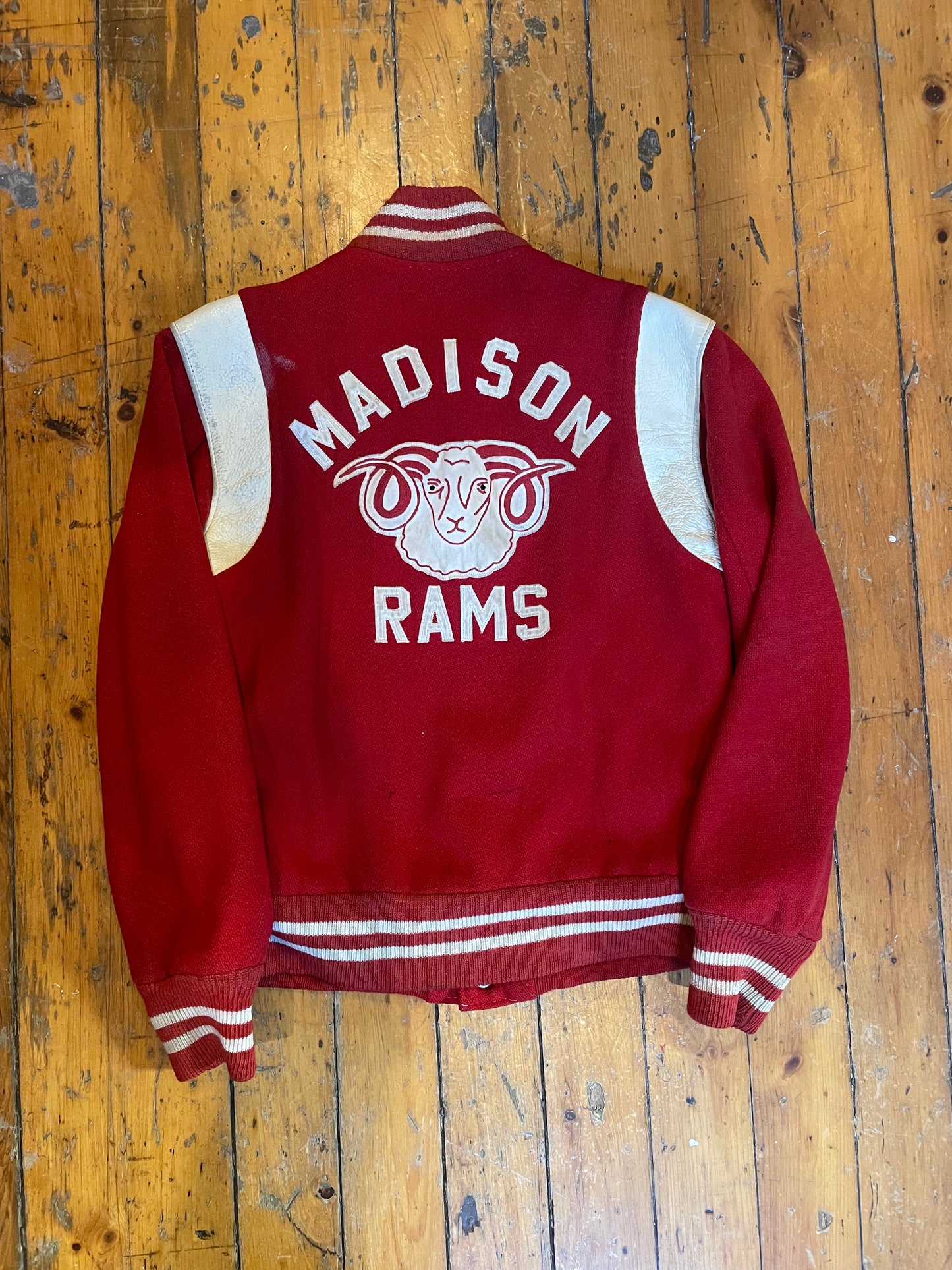 Vintage 1970’s Snap Front Varsity Jacket