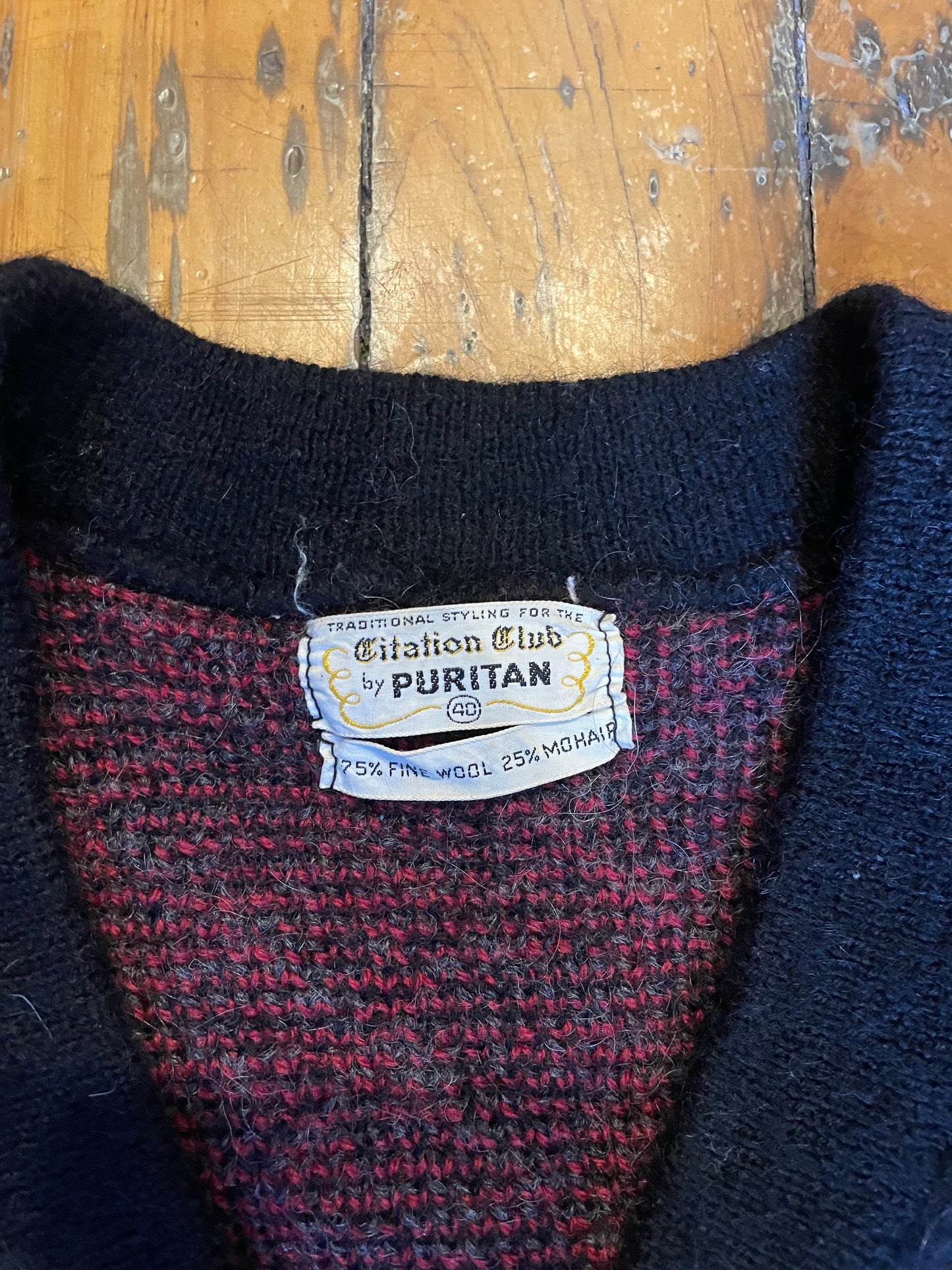 Vintage 1960’s Puritan Mohair Cardigan Sweater