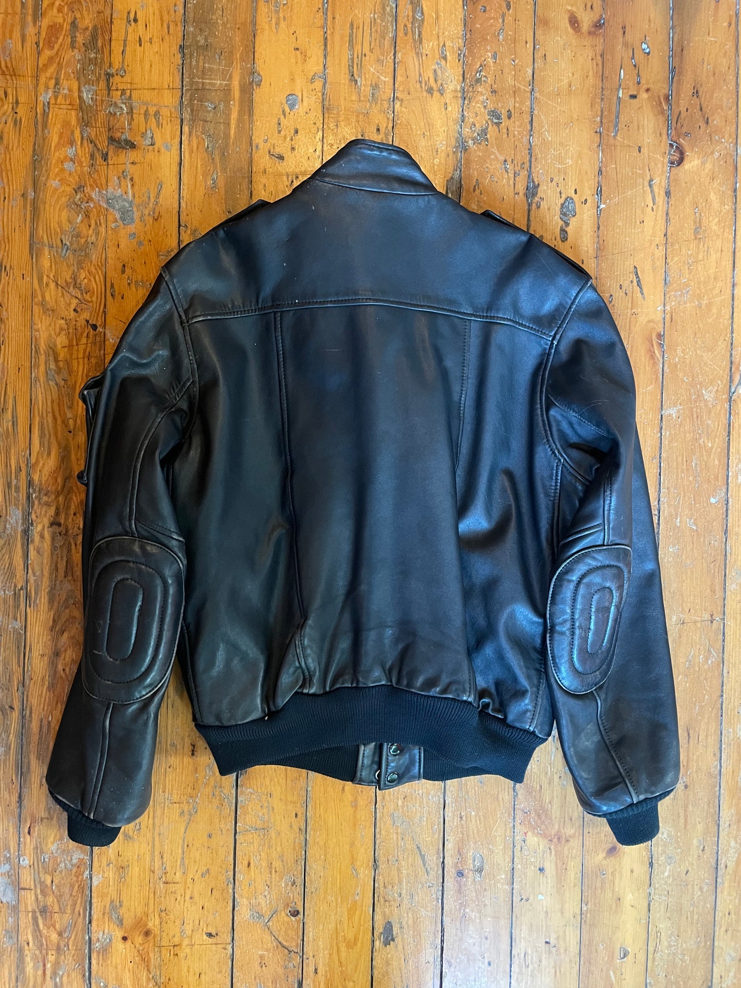Vintage 1970’s Harley Davison cafe racer leather jacket
