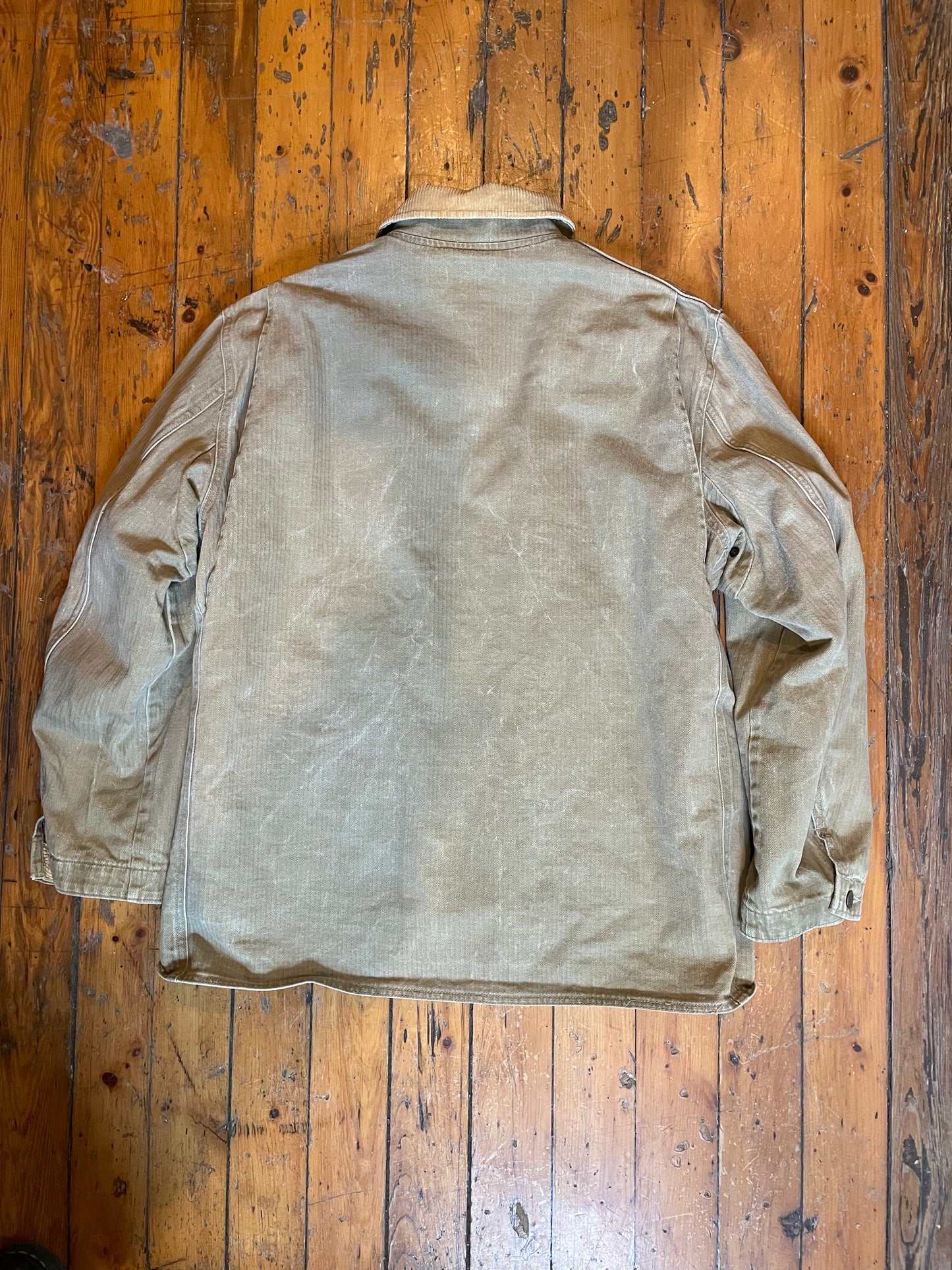 Vintage 1980's LL Bean Herringbone Hunting Jacket L
