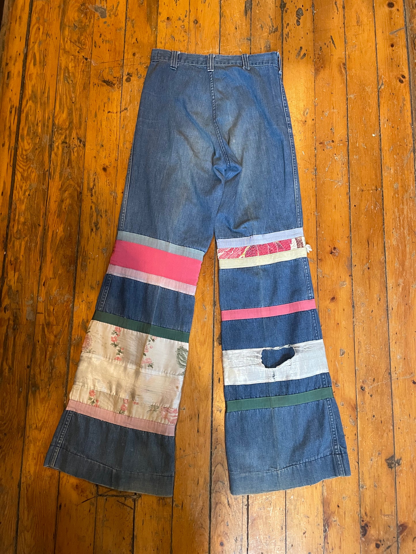Vintage 1970's Patchwork Women's Jeans