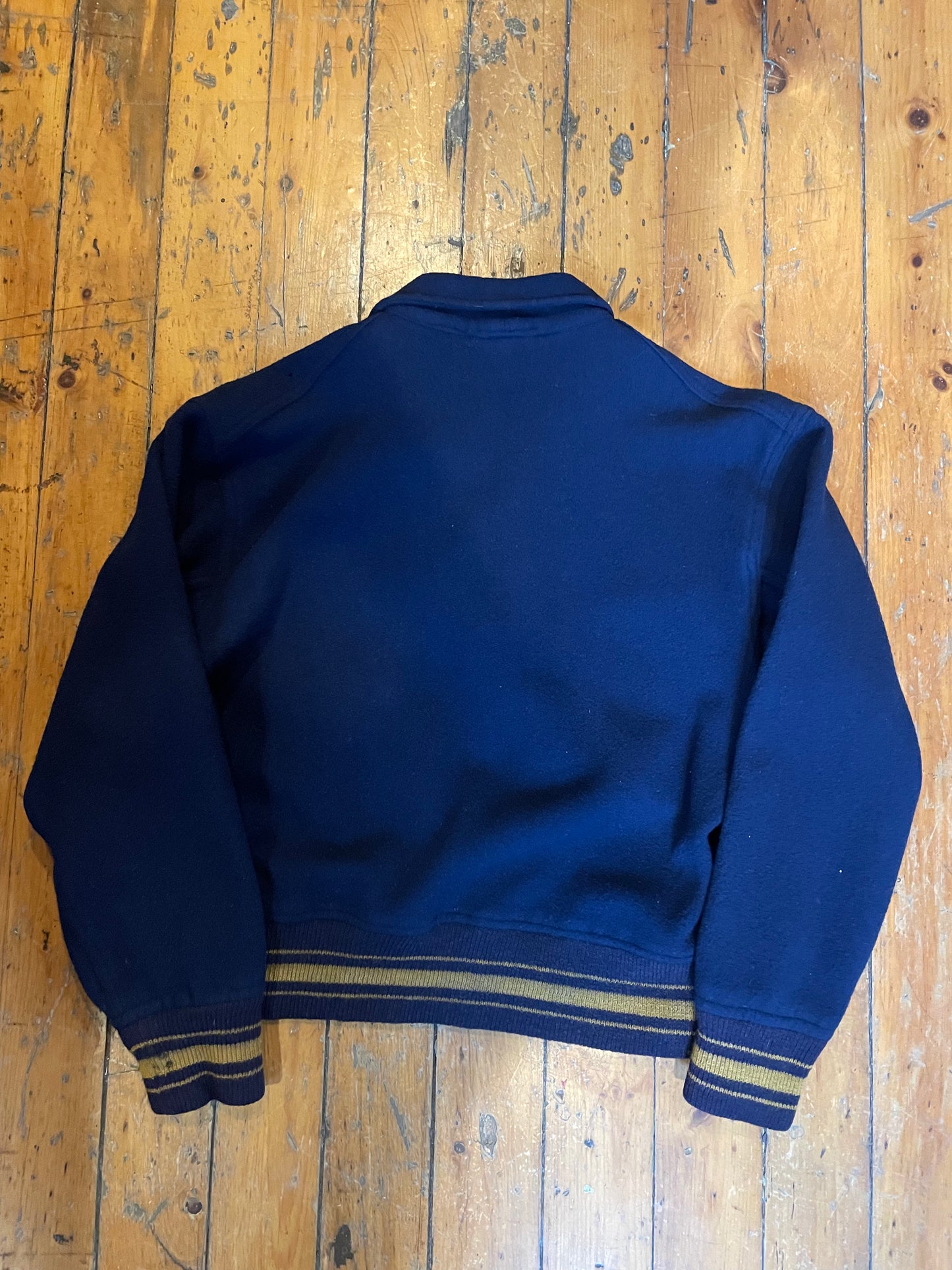 Vintage 1960's Pitt University Half Zip Jacket