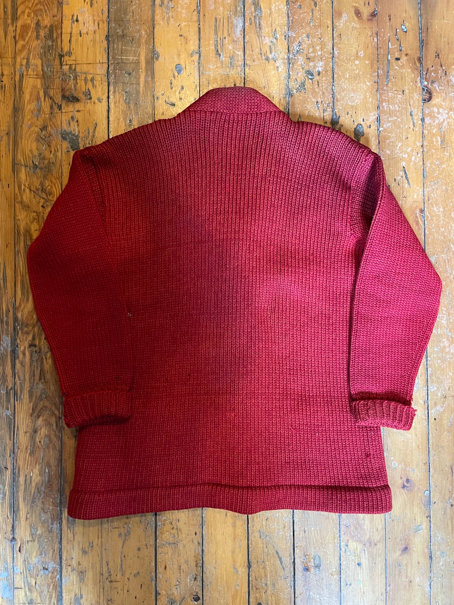 1950’s Herringbone Knit Cardigan Sweater