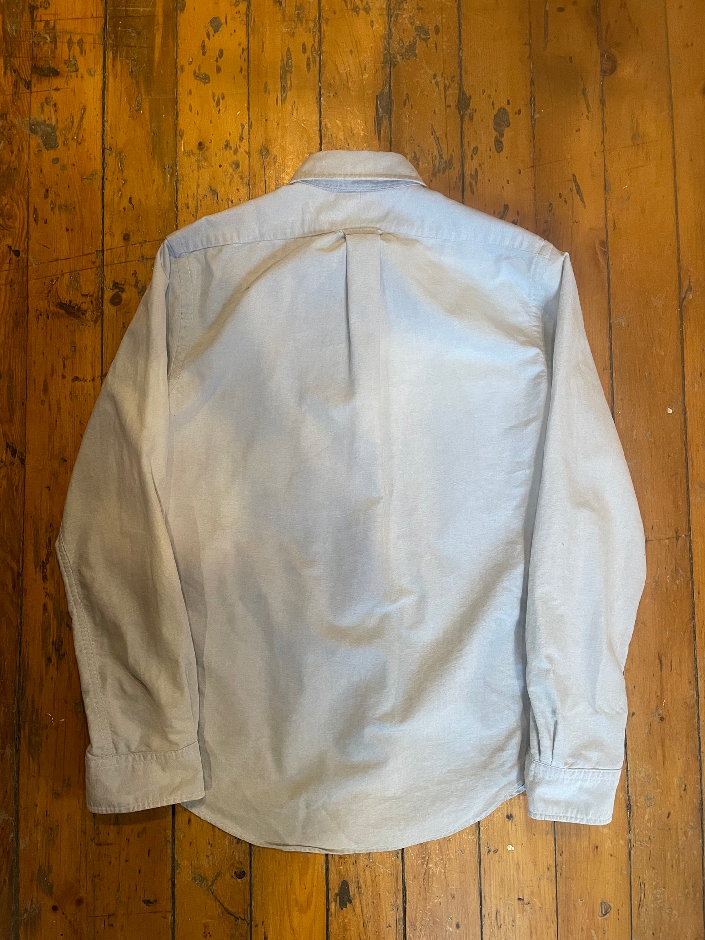 Vintage 1990’s charter service chambray button up M