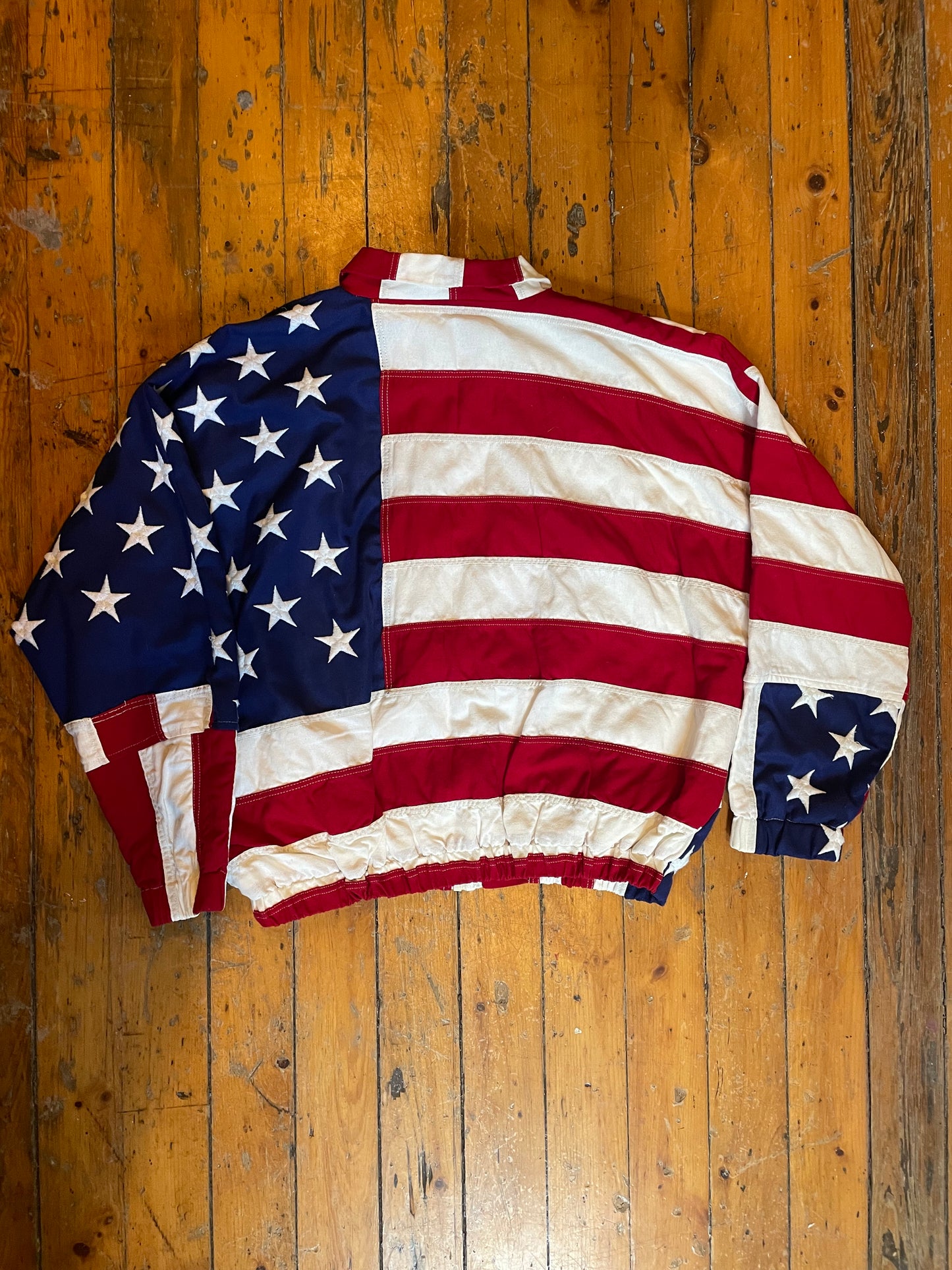 1993 American Flag zip up jacket