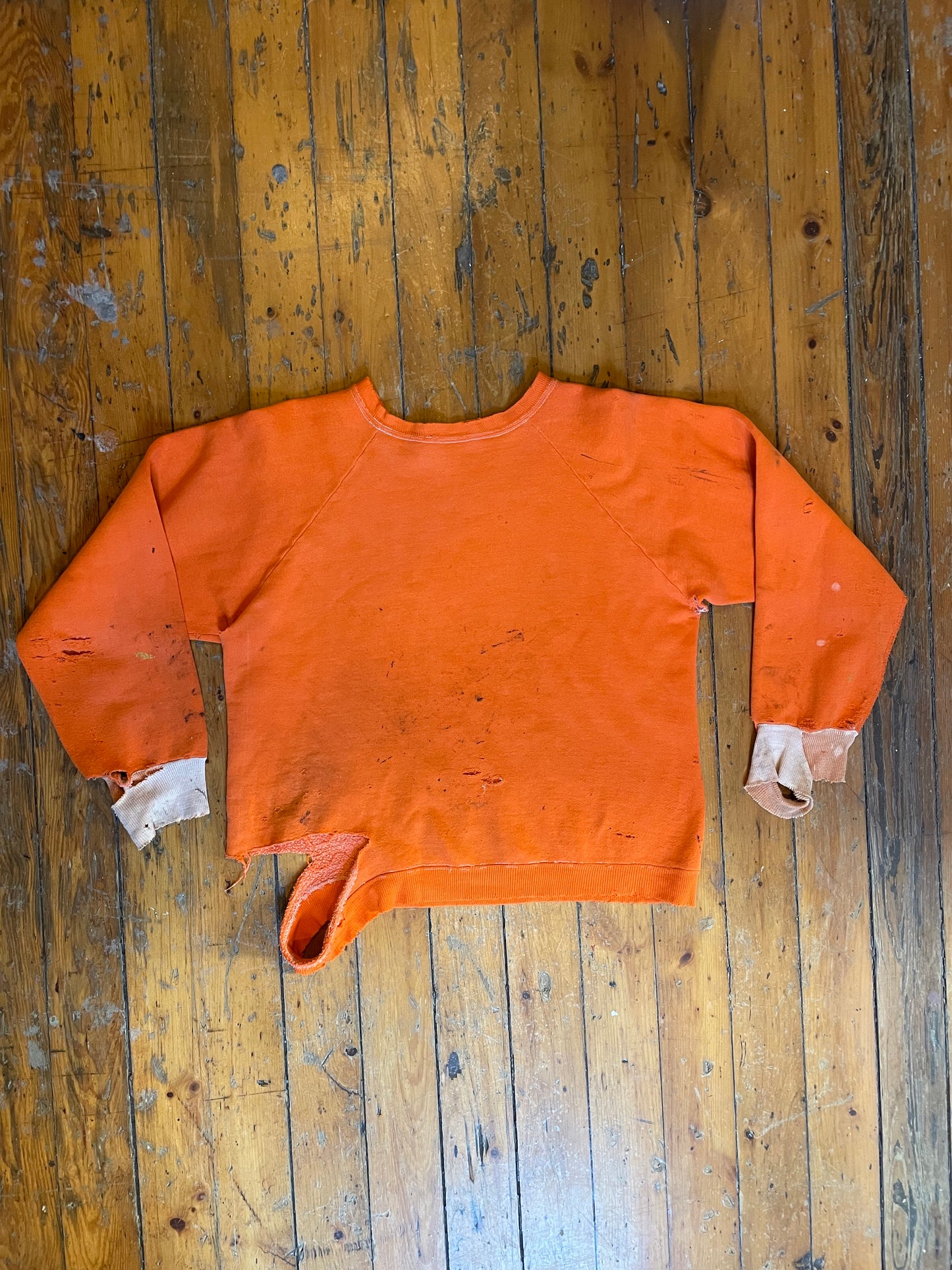 Distressed 1970’s Two Tone Sweatshirt