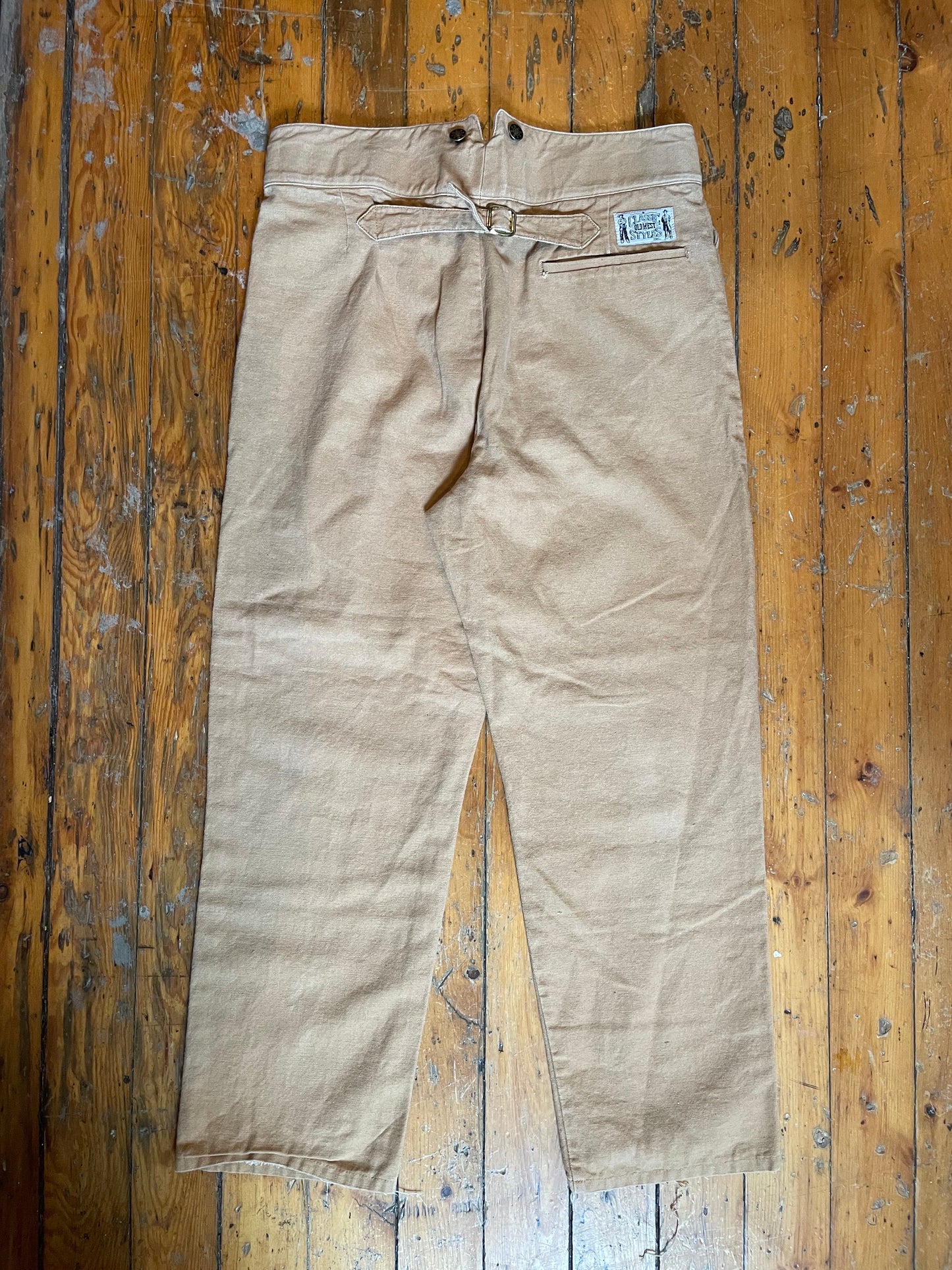1990’s Buckle-back Cotton Pants