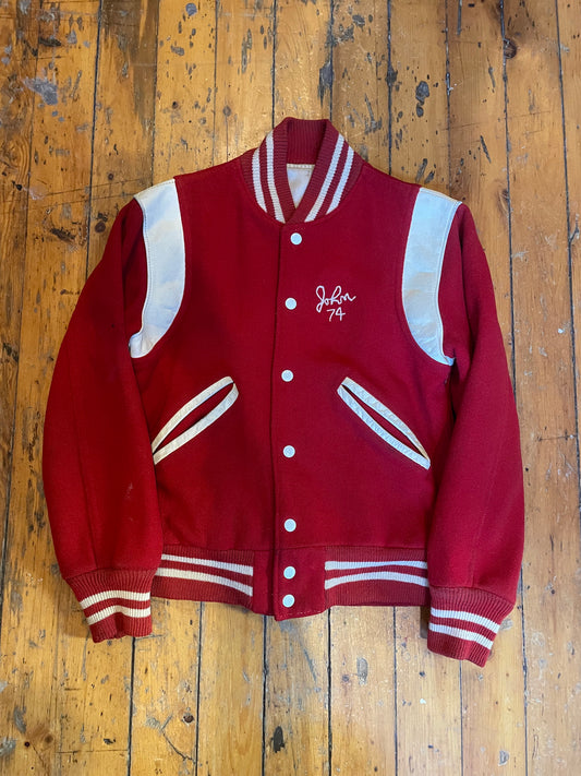 Vintage 1970’s Snap Front Varsity Jacket