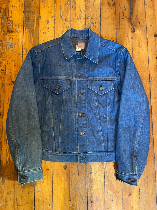Vintage 1970’s Blanket Lined Levi’s 70505 Trucker Jacket