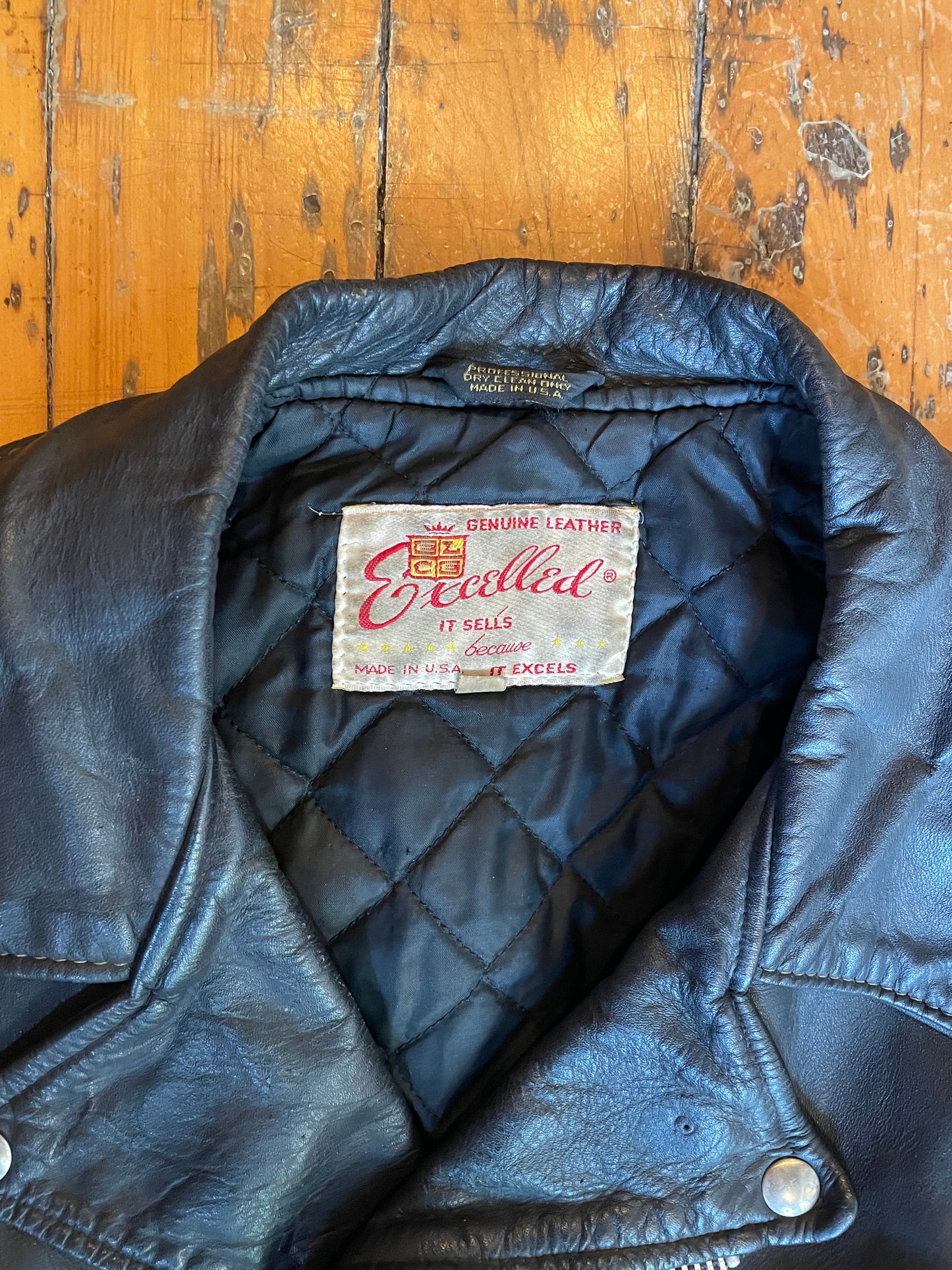Vintage 1970’s Excelled Motorcycle Jacket