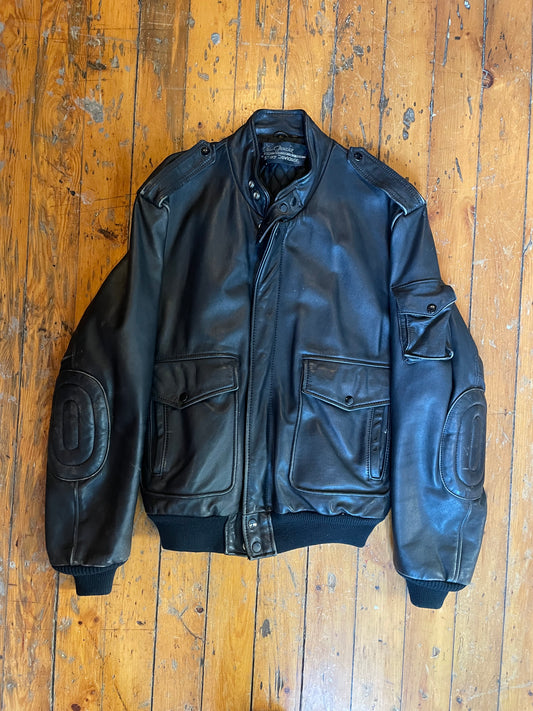 Vintage 1970’s Harley Davison cafe racer leather jacket