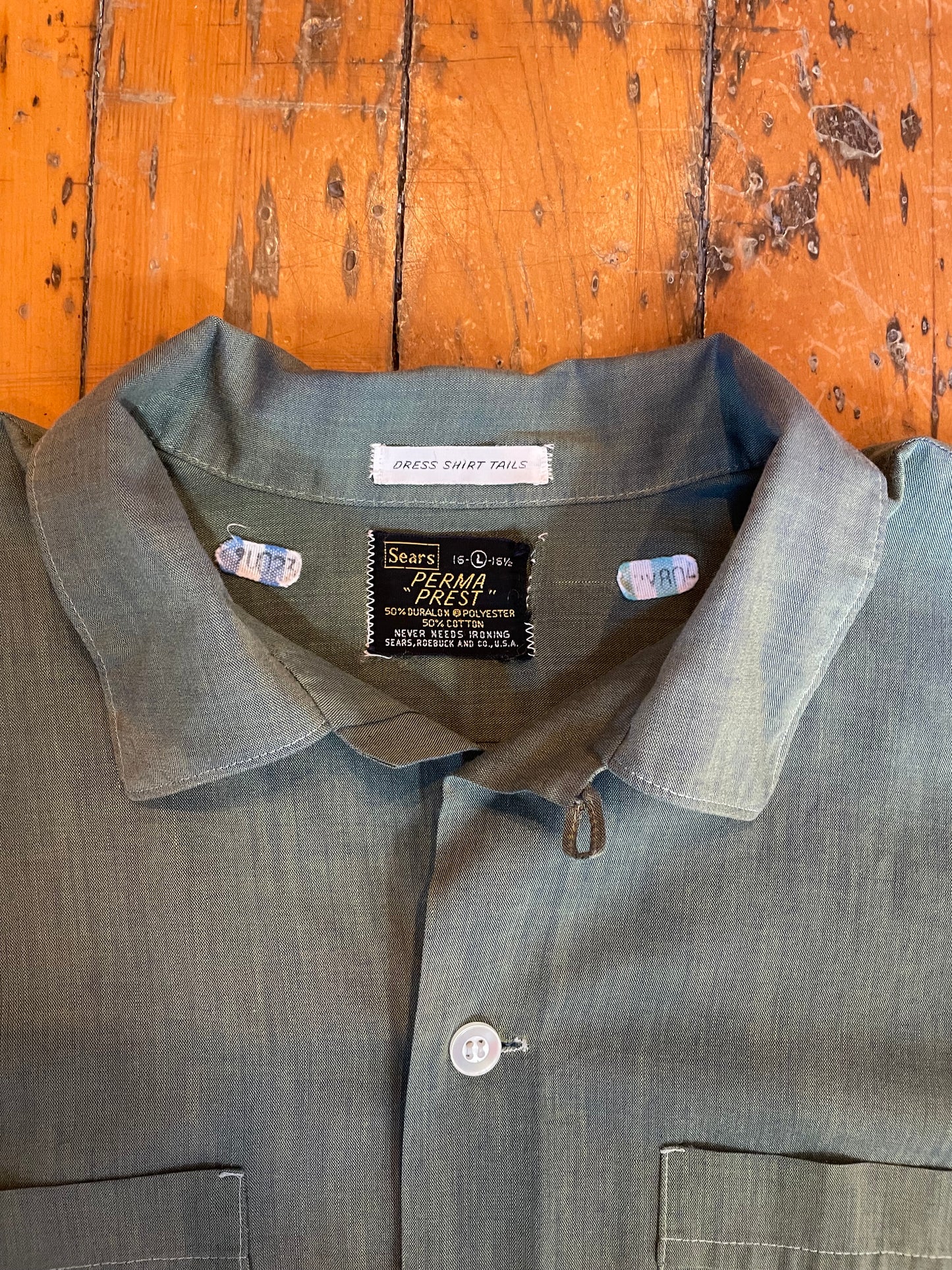 Vintage 1970's Loop Collar Shirt
