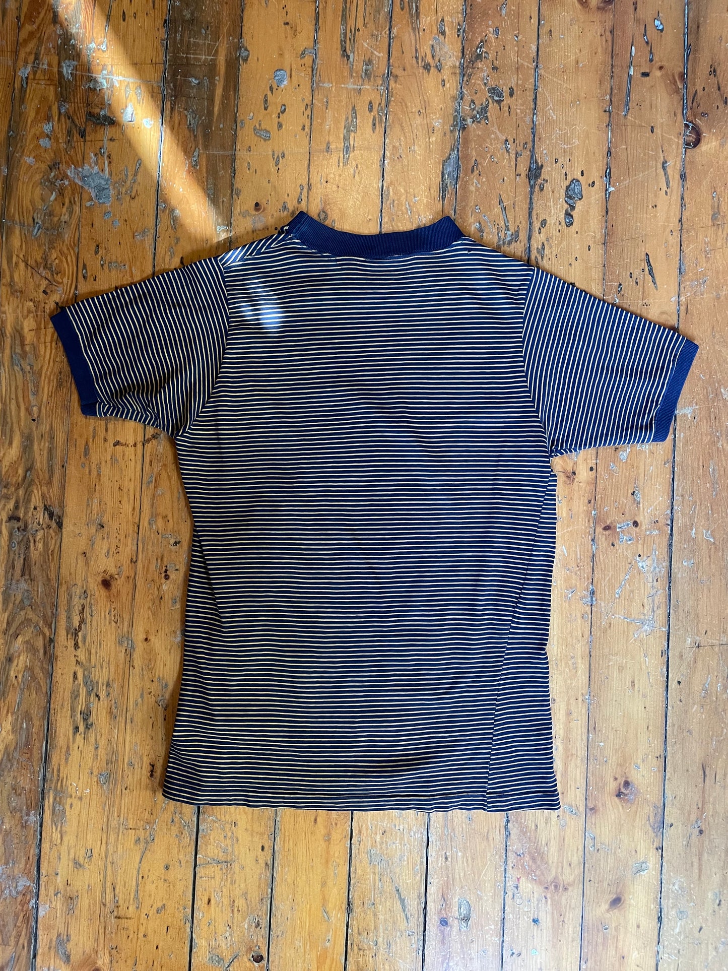 1960’s striped mock neck t shirt