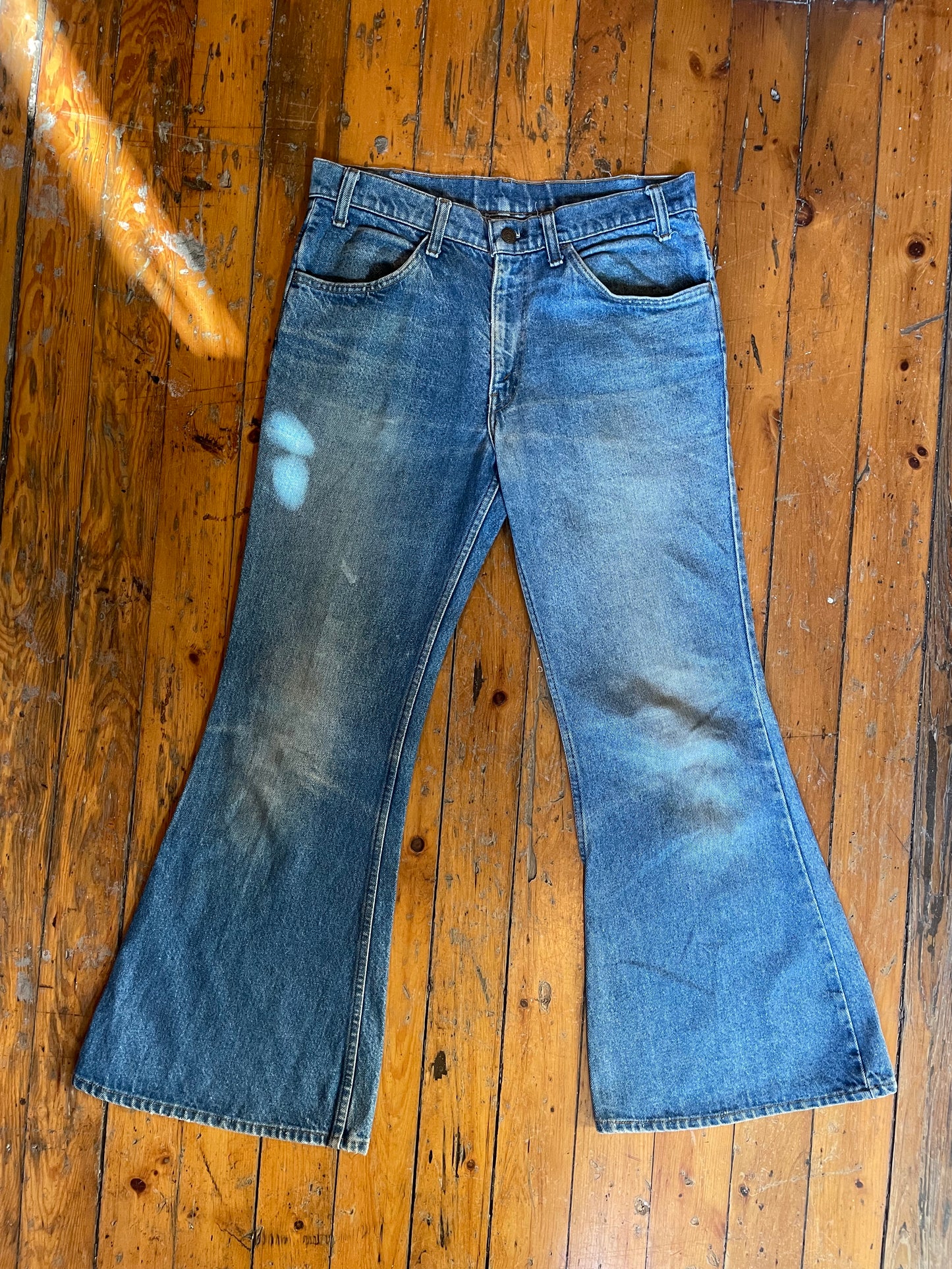 Vintage 1970’s 684 flared denim jeans