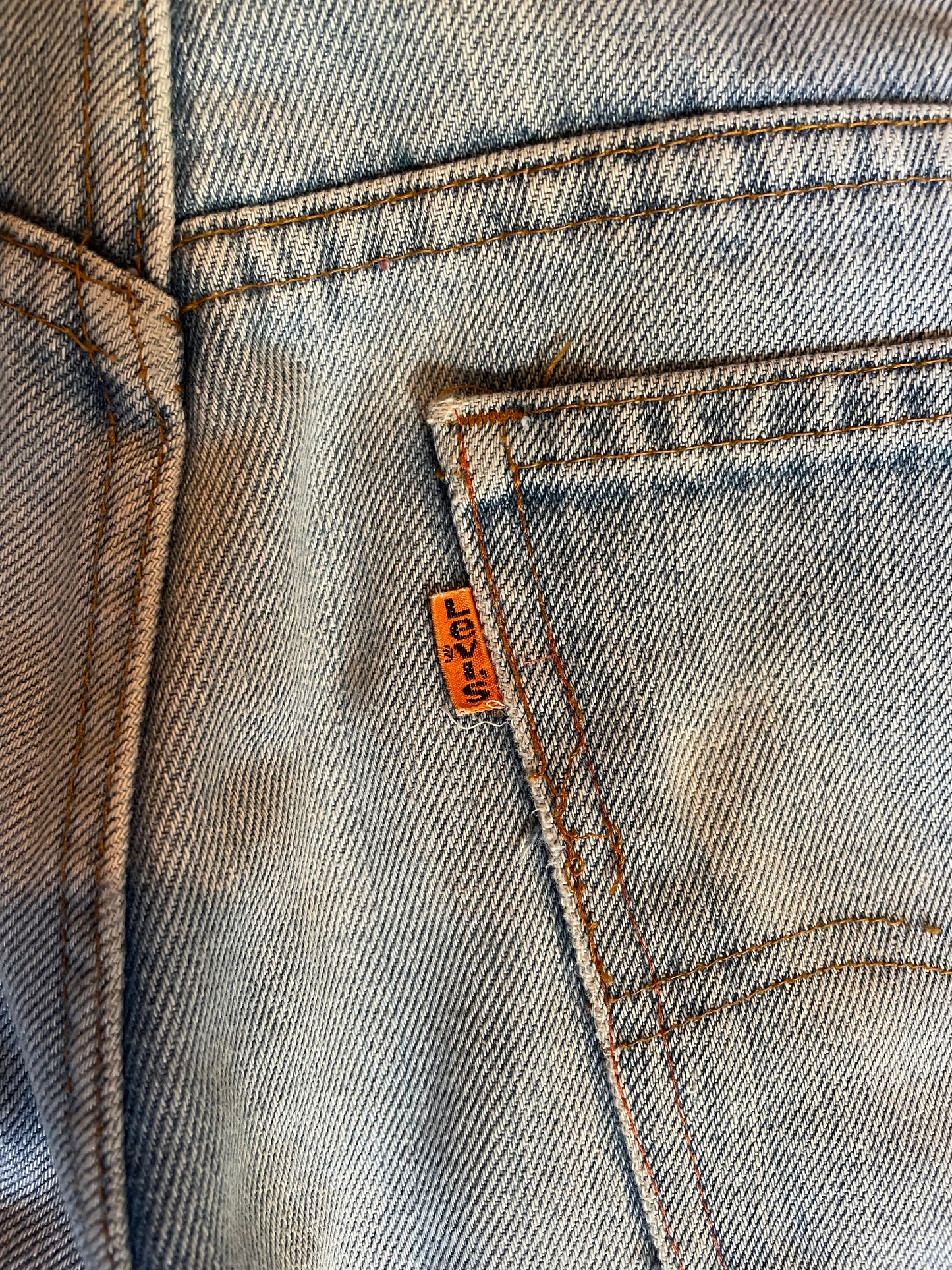 Vintage 1970s levi’s 545 denim jeans