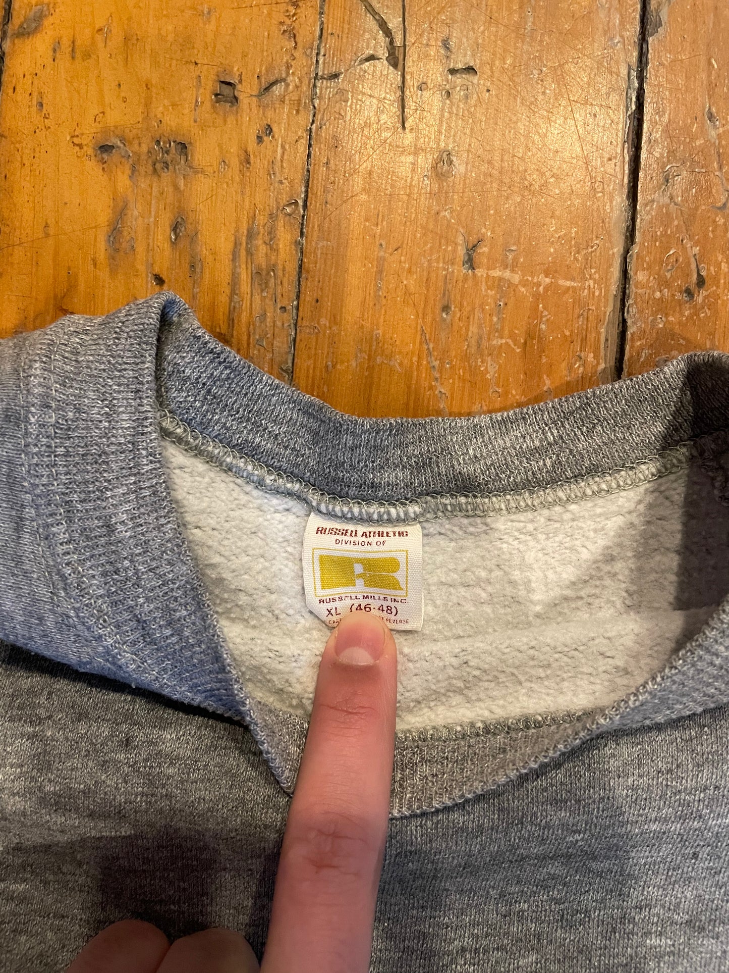 70's Russell Blank Sweatshirt XL