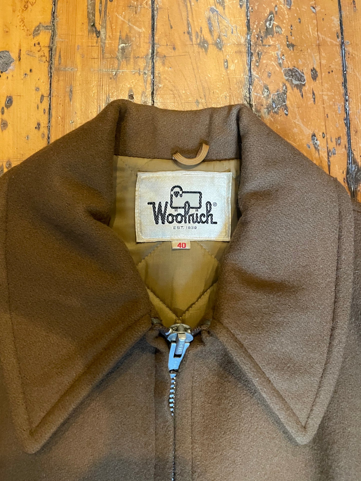 1970's Woolrich Lined Wool Coat