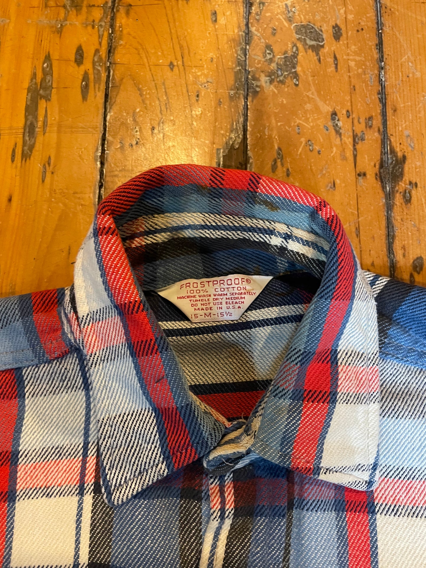 Vintage 1970's Frostproof Flannel M