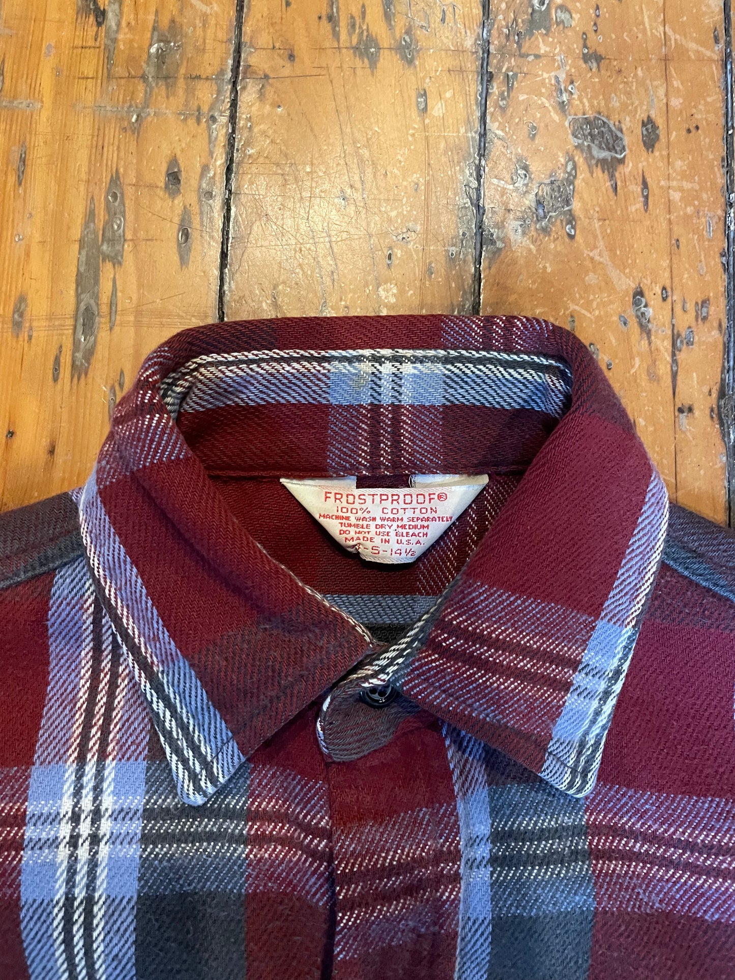 Vintage 1970's Frostproof Flannel M