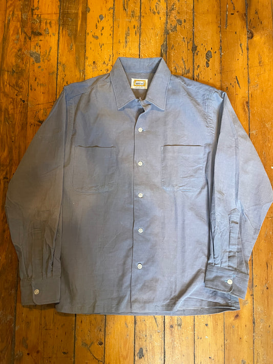 Vintage Golden Brent Corduroy Loop Collar Button Up Shirt M