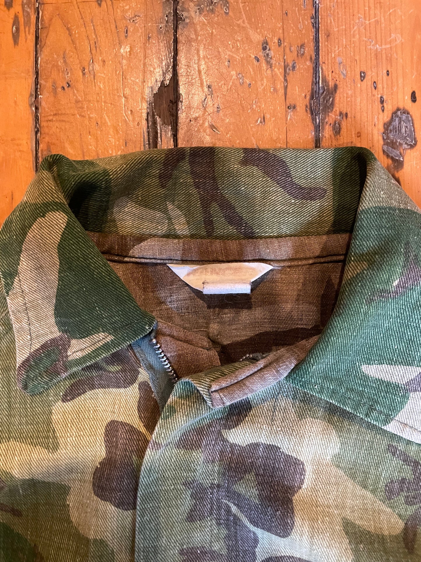 Vintage 1970's Reversible Camouflage Ranger Hunting Zip Up Jacket XL