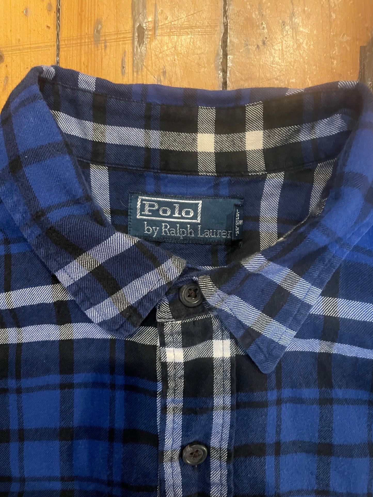 Vintage y2k buffalo plaid flannel L