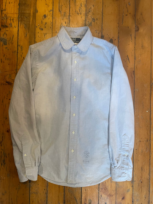 Vintage 1990’s charter service chambray button up M