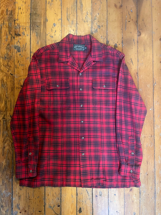 Vintage 1990’s polo country loop collar flannel M