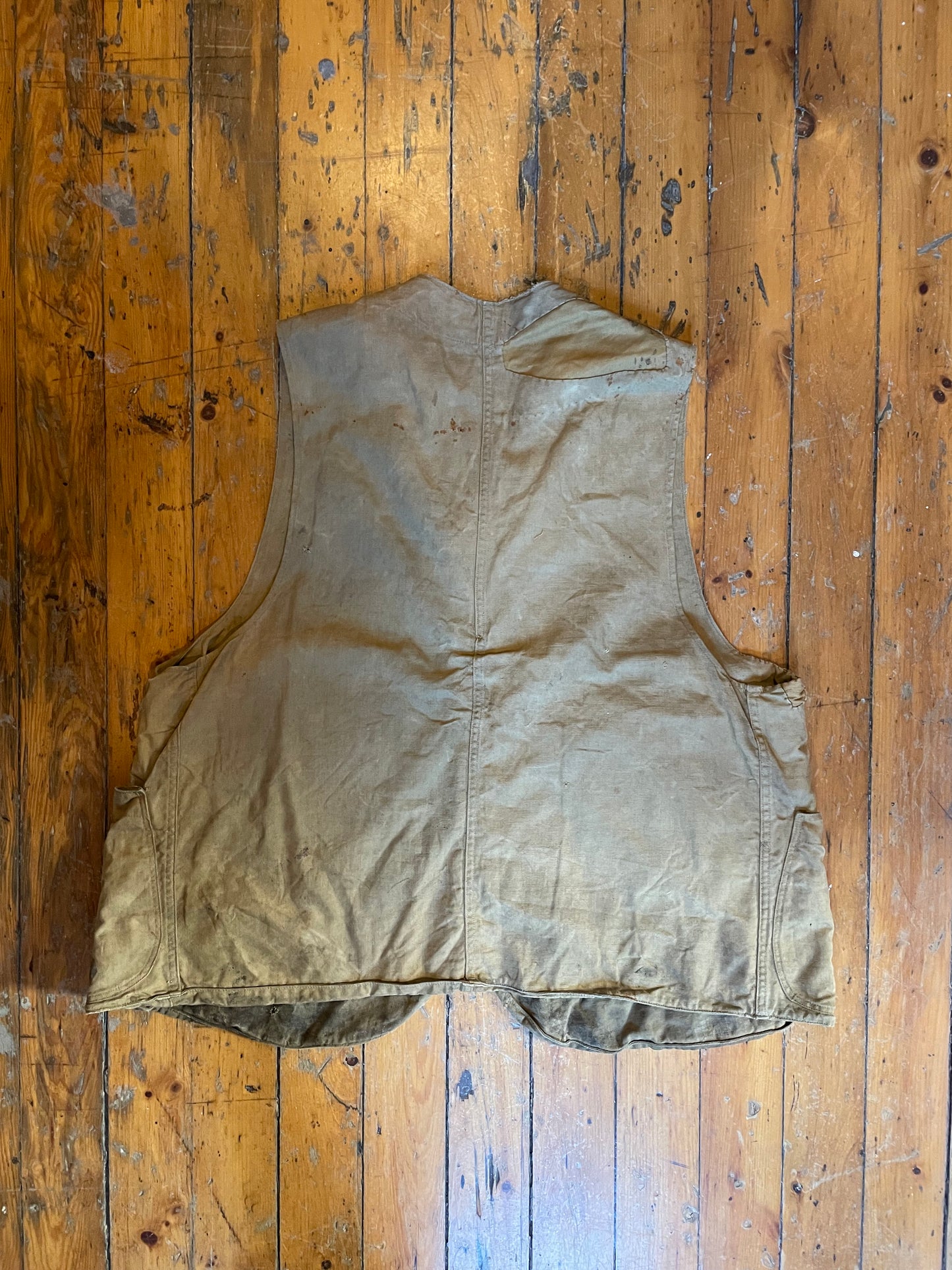 Distressed 1940’s Utica Half Moon Hunting Vest
