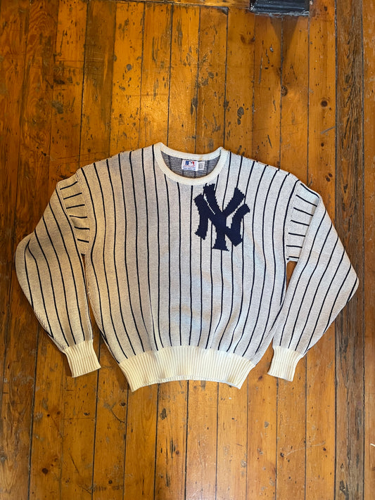 1980’s Cliff Engle New York Yankees Pinstripe Sweater