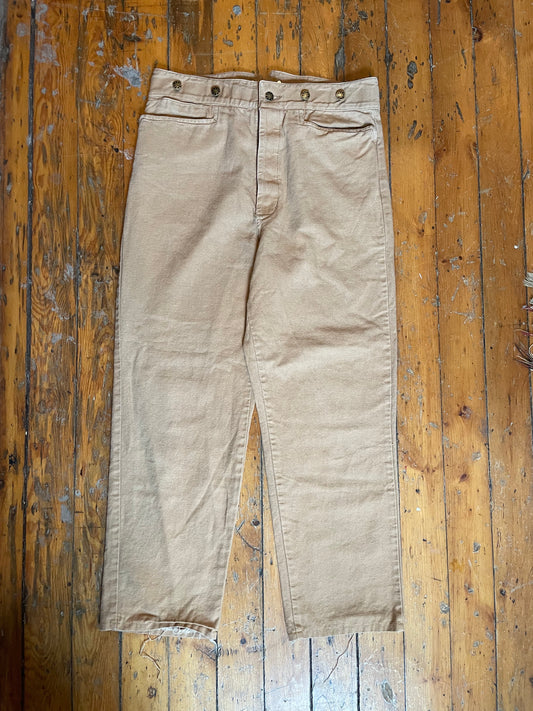 1990’s Buckle-back Cotton Pants
