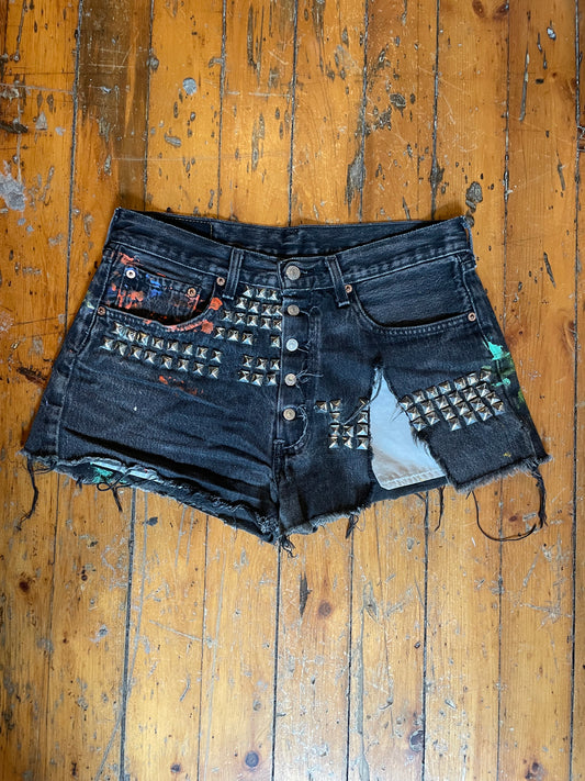 1990’s Levi’s Studded 501 Cut-Off Denim Shorts