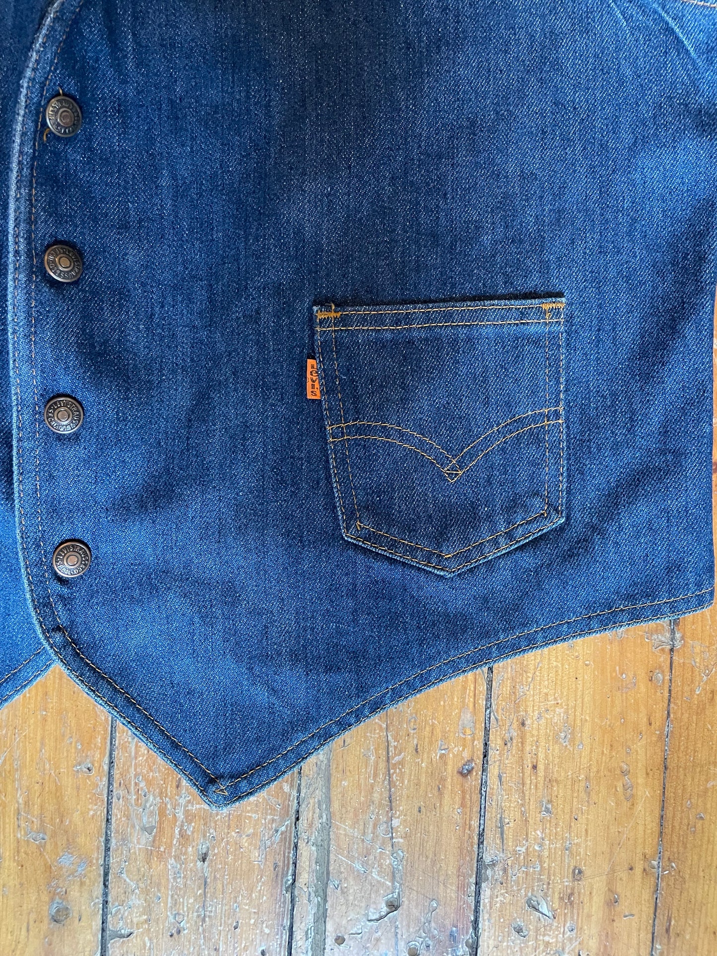 1970’s Levi’s Orange Tab Denim Vest