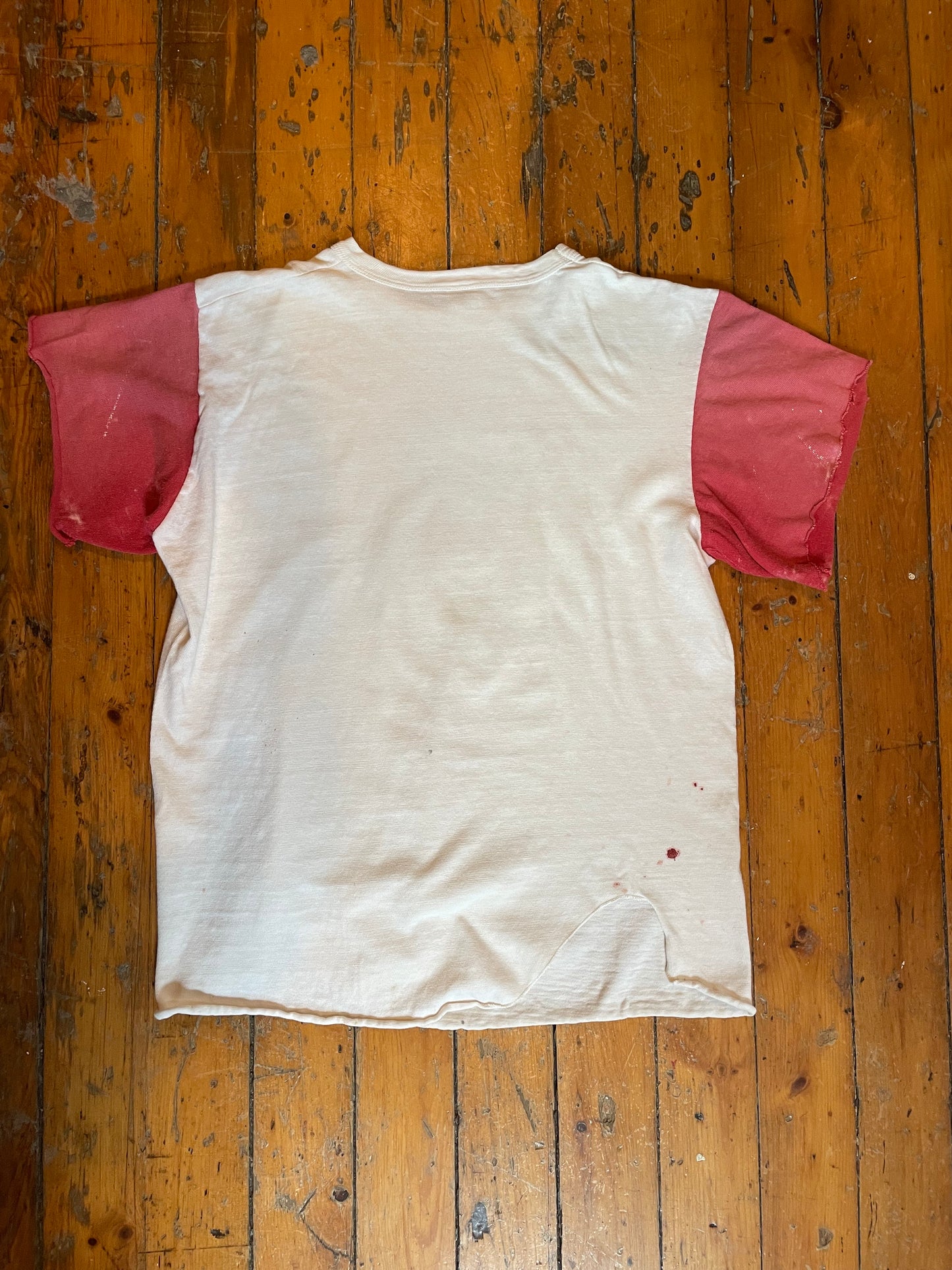 1970’s Champion Two Tone Distressed T-Shirt Size XL