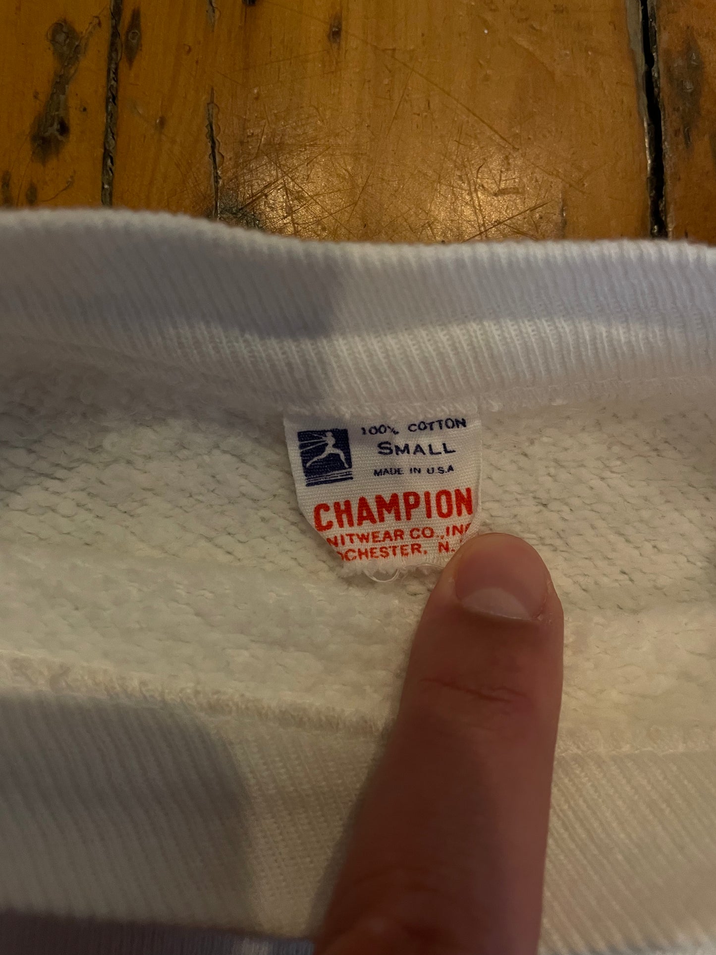 1950’s Champion Ithaca College Cut Off Sweatshirt